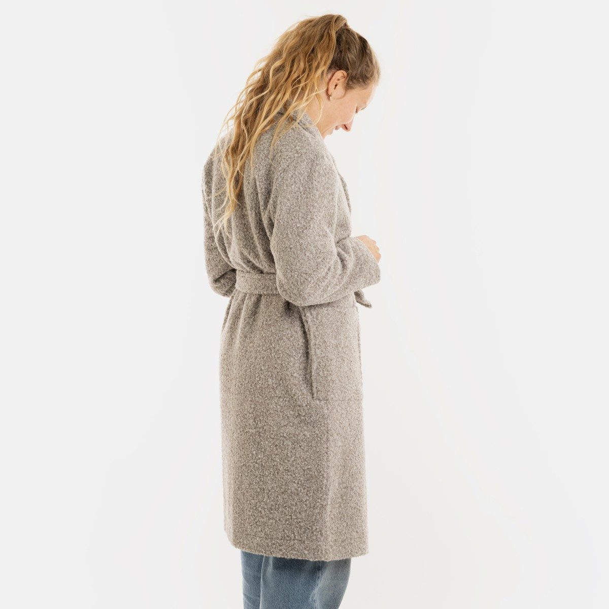 Knit Factory Strickmantel Esra Mantel Grau 40/42 (Set, 1-tlg., Spar-Set) Strick accesoires Wohnen sale winter herbst deko mode Damen Herren
