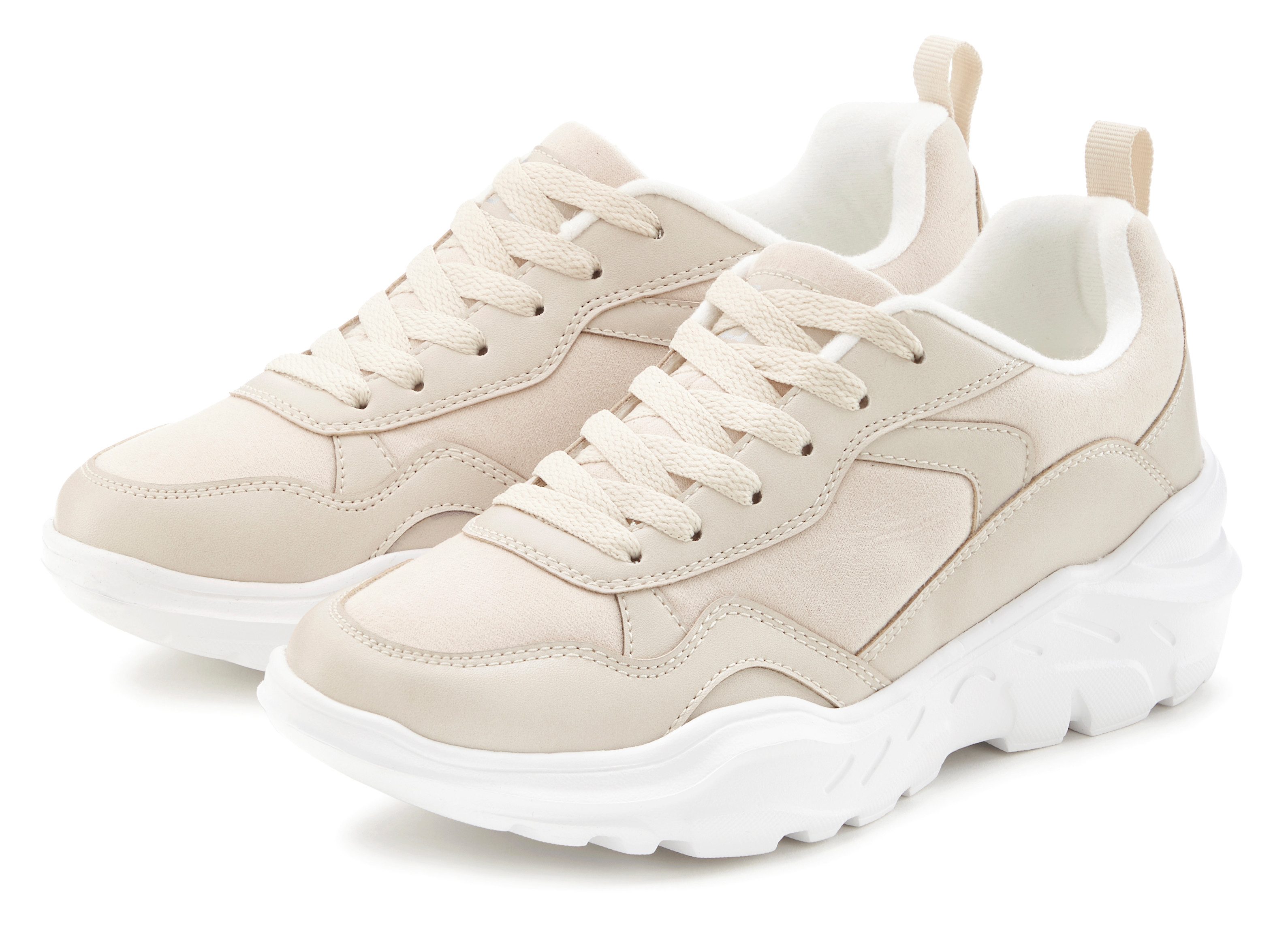 LASCANA Sneaker Halbschuh, Sportschuh, leichte Chunky günstig online kaufen
