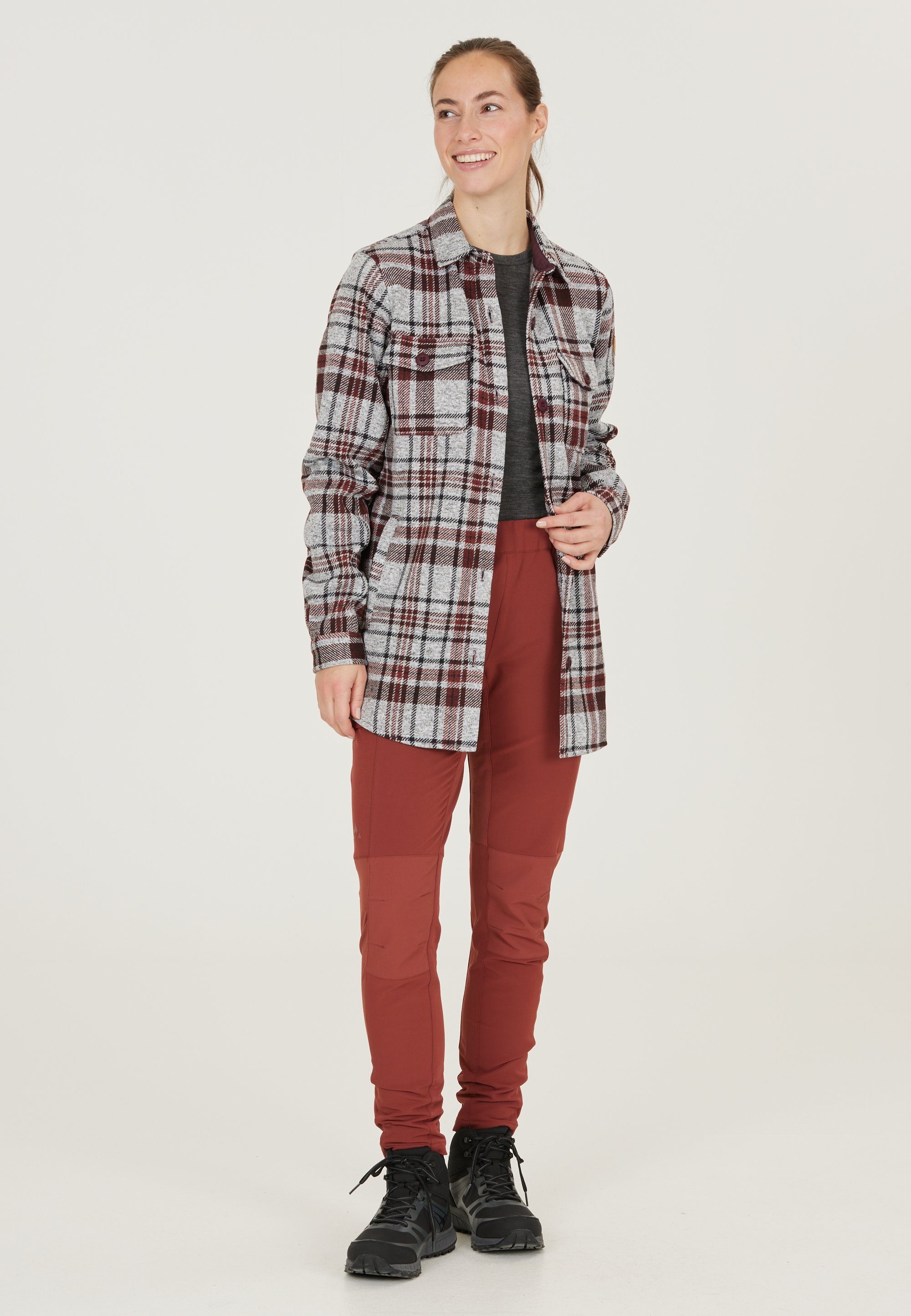 WHISTLER Fleeceshirt Milly (1-tlg) mit tollem Karo-Muster günstig online kaufen