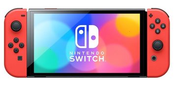 Nintendo Switch Konsole OLED Super Mario Edition Rot (Bundle, inkl. Animal Crossing: New Horizons), Handheld Spielekonsole Bundle Set
