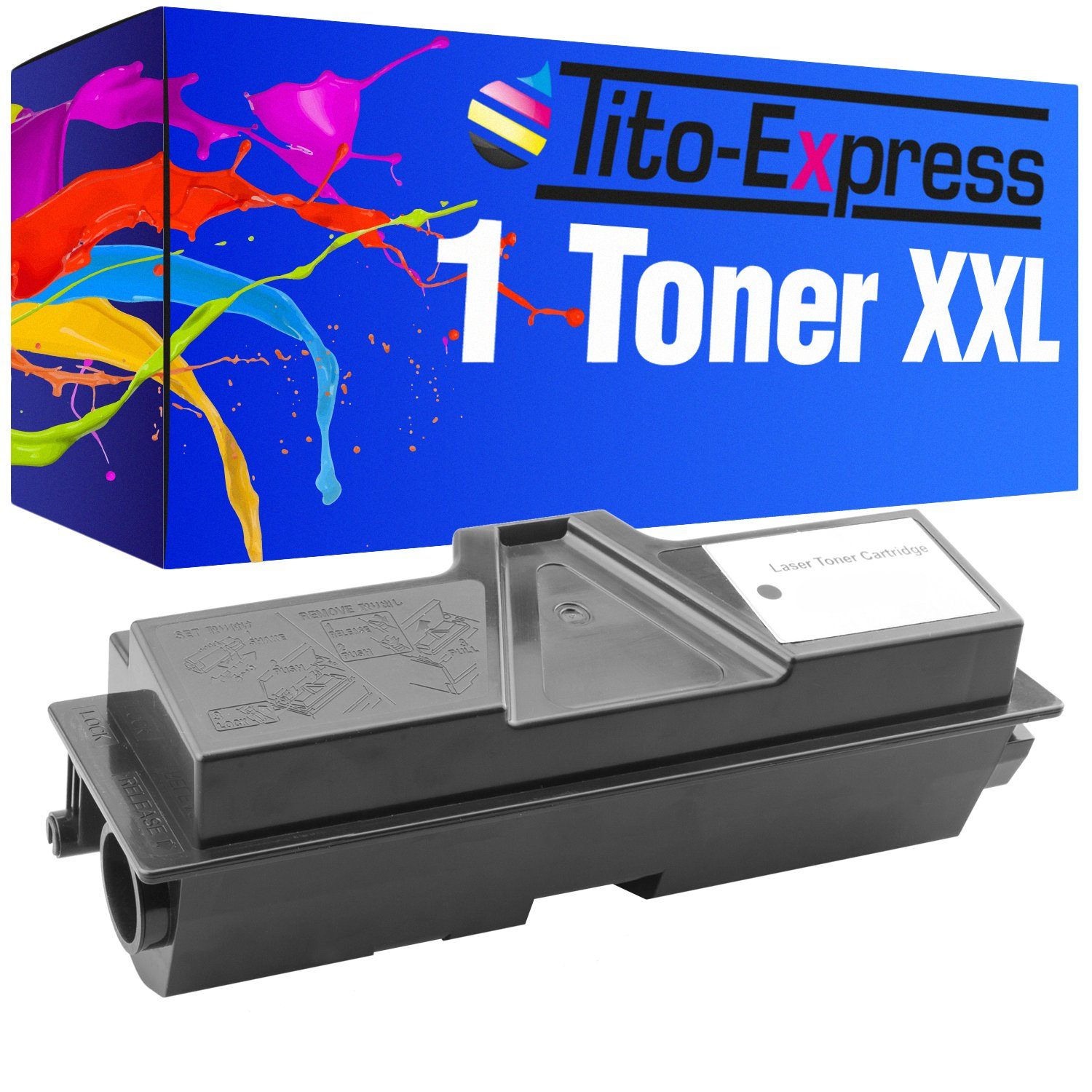 Tito-Express Tonerpatrone ersetzt Kyocera TK 140 Kyocera TK-140 KyoceraTK140 Black, für FS-1100 FS-1100 Arztdrucker FS-1100N FS-1100TN