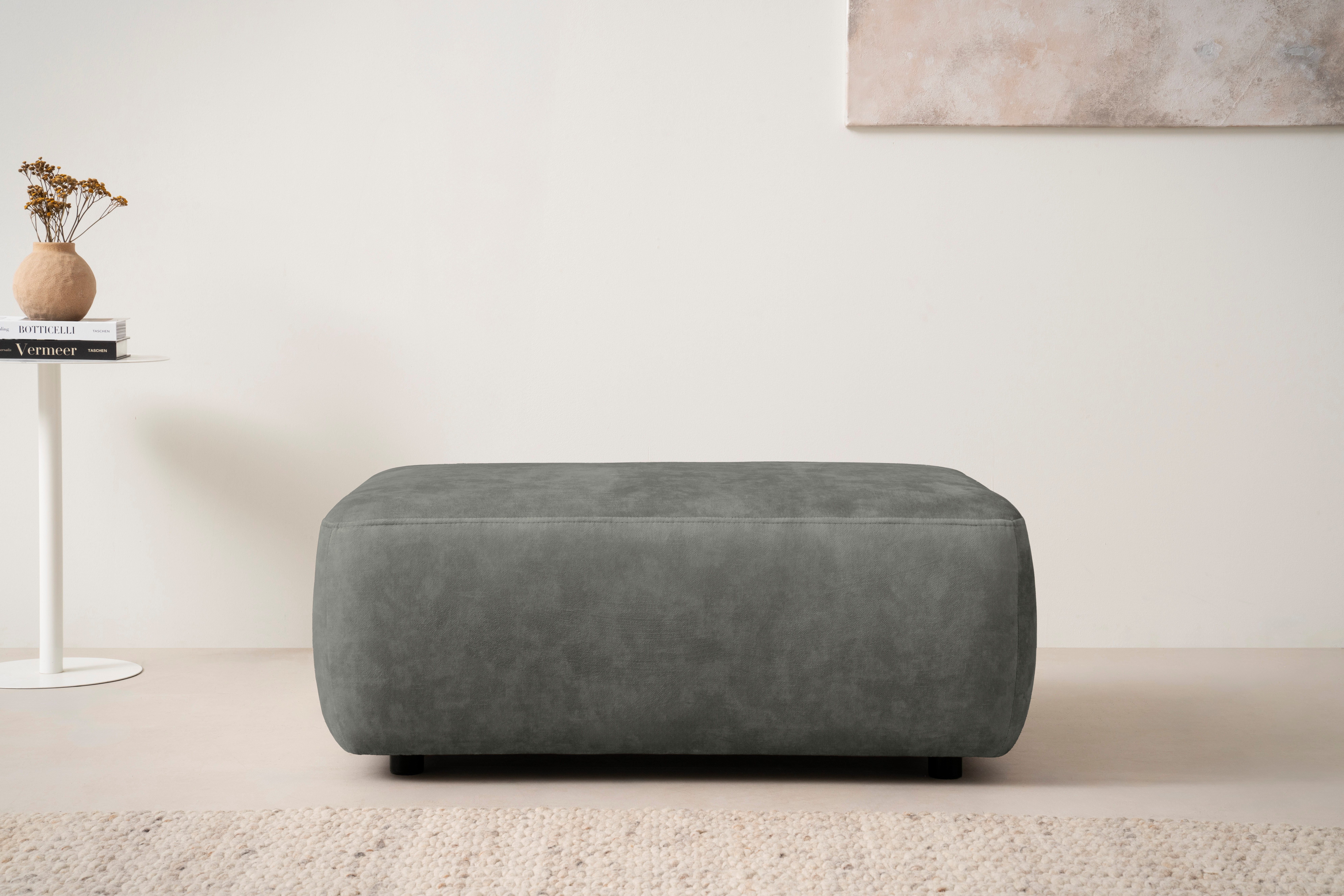 INOSIGN Polsterhocker Torge, Hocker in Cord, günstig online kaufen