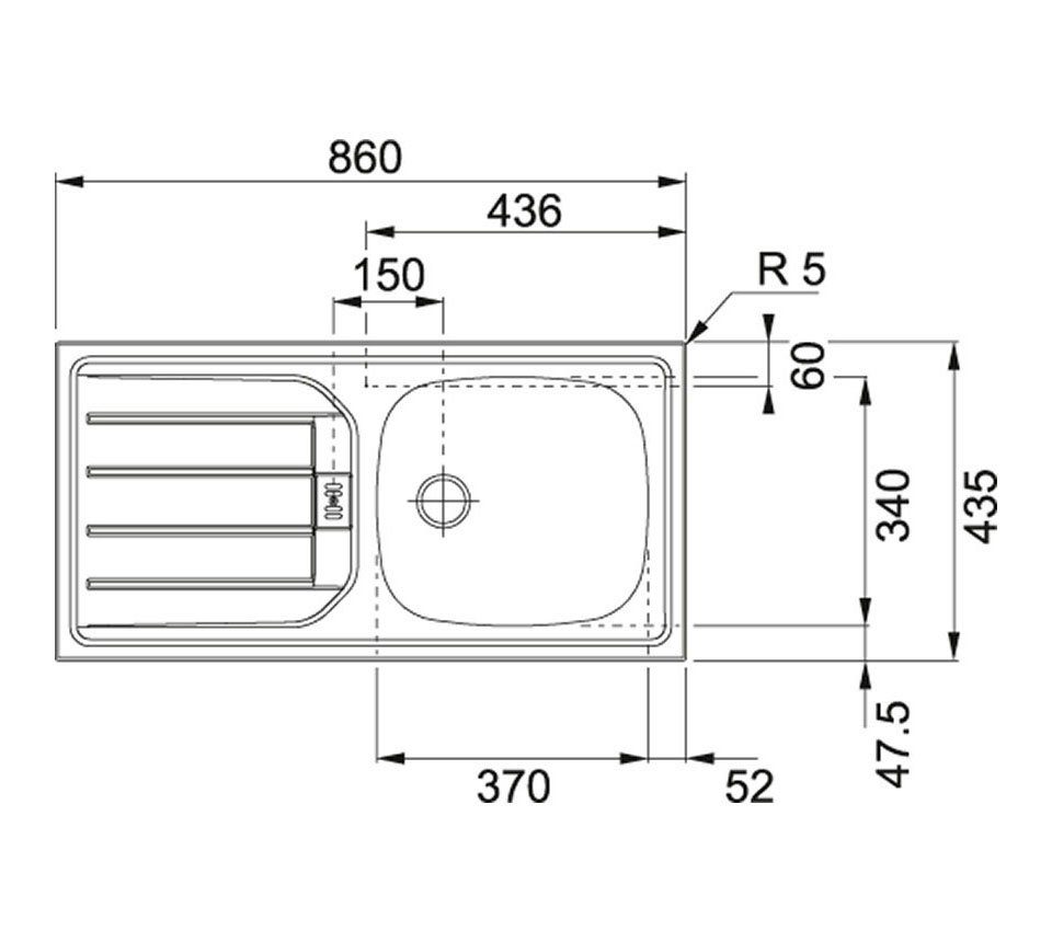 KOCHSTATION Küchenzeile KS-Mailand, Breite 370 cm, mit E-Geräten, MDF Fronten