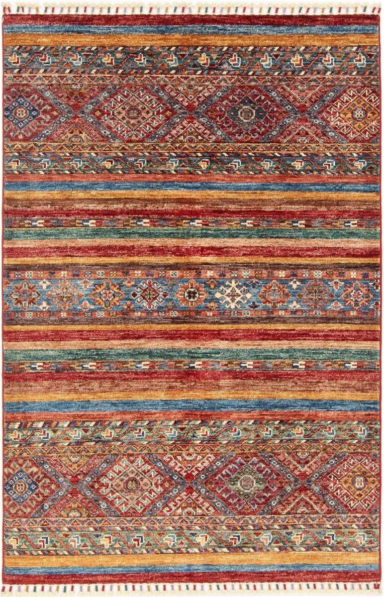 Orientteppich Arijana Shaal 102x152 Handgeknüpfter Orientteppich, Nain Trading, rechteckig, Höhe: 5 mm
