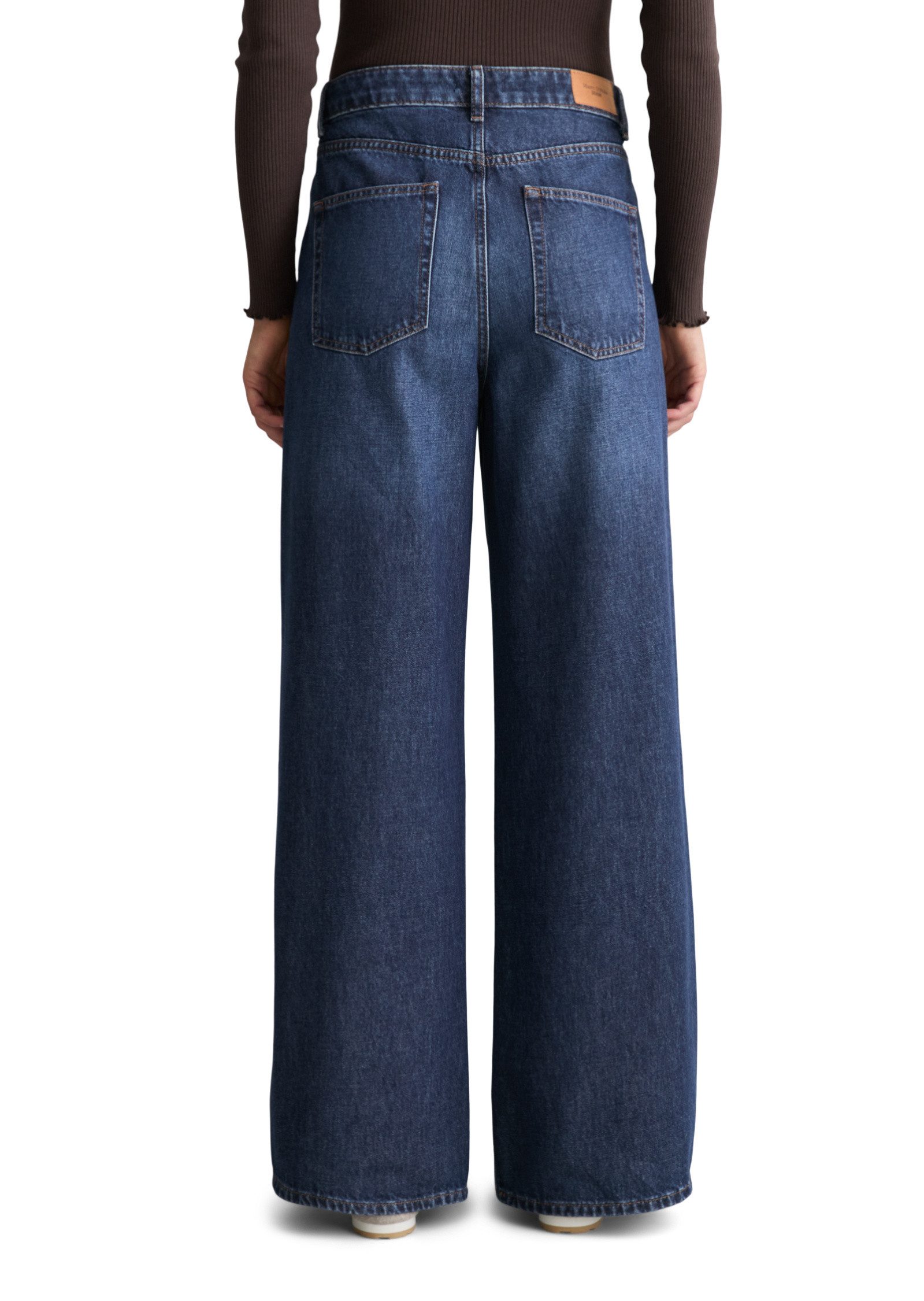 Marc O'Polo DENIM Weite Jeans aus Rigid Denim ohne Elasthan