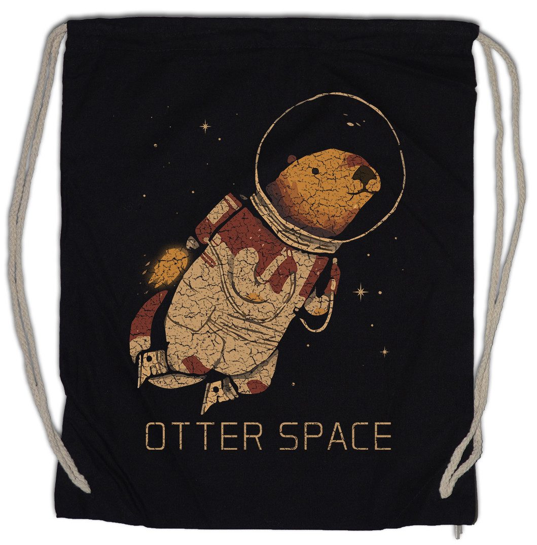 Turnbeutel Otter Space Turnbeutel Wildlife lontra nutria Fischotter Geek Nerd