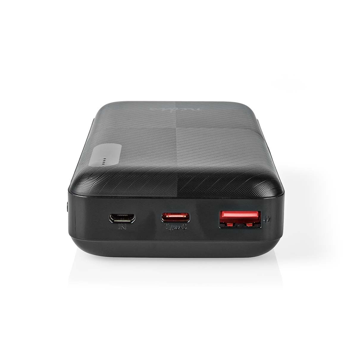 Nedis UPBKPD20000BK Powerbank 20000 mAh (5 V DC,12 V DC,9 V DC V, 1 St), Reisen und Outdoor, hohe Kapazität, zwei Ausgänge, Schnellladen und