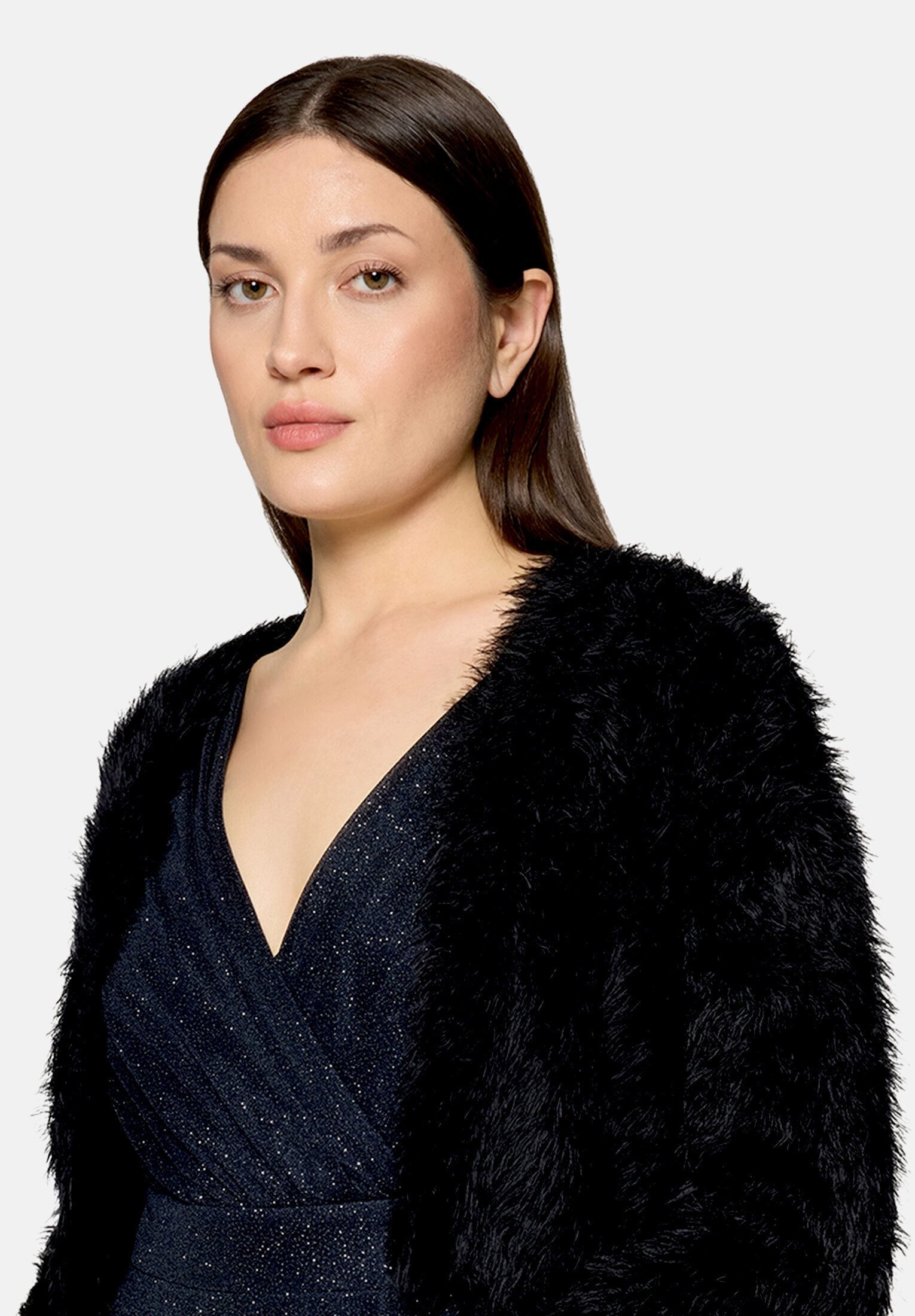 Vera Mont Strickjacke Damen mit Struktur (1-tlg) Struktur