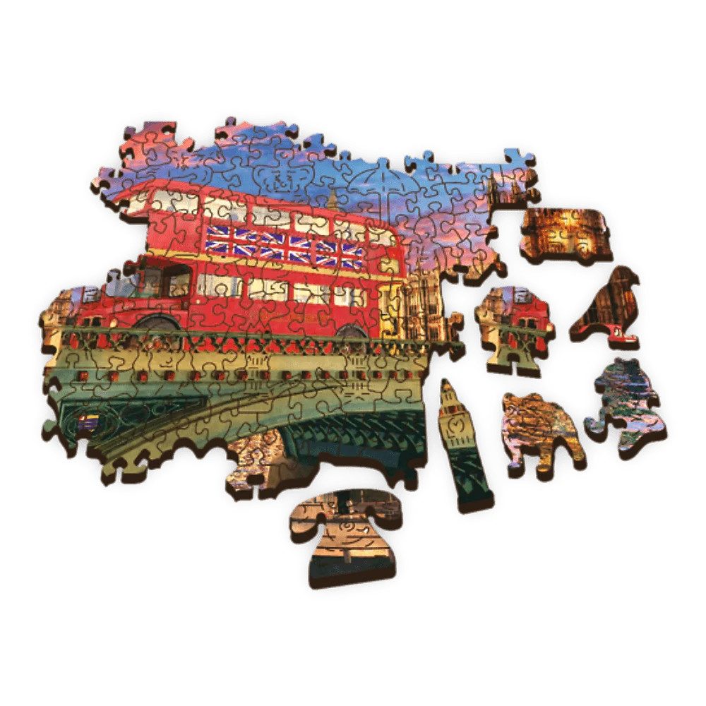 Trefl Puzzle Trefl 20155 Big Ben London 500+1 Holzpuzzle, 500 Puzzleteile, Made in Europe