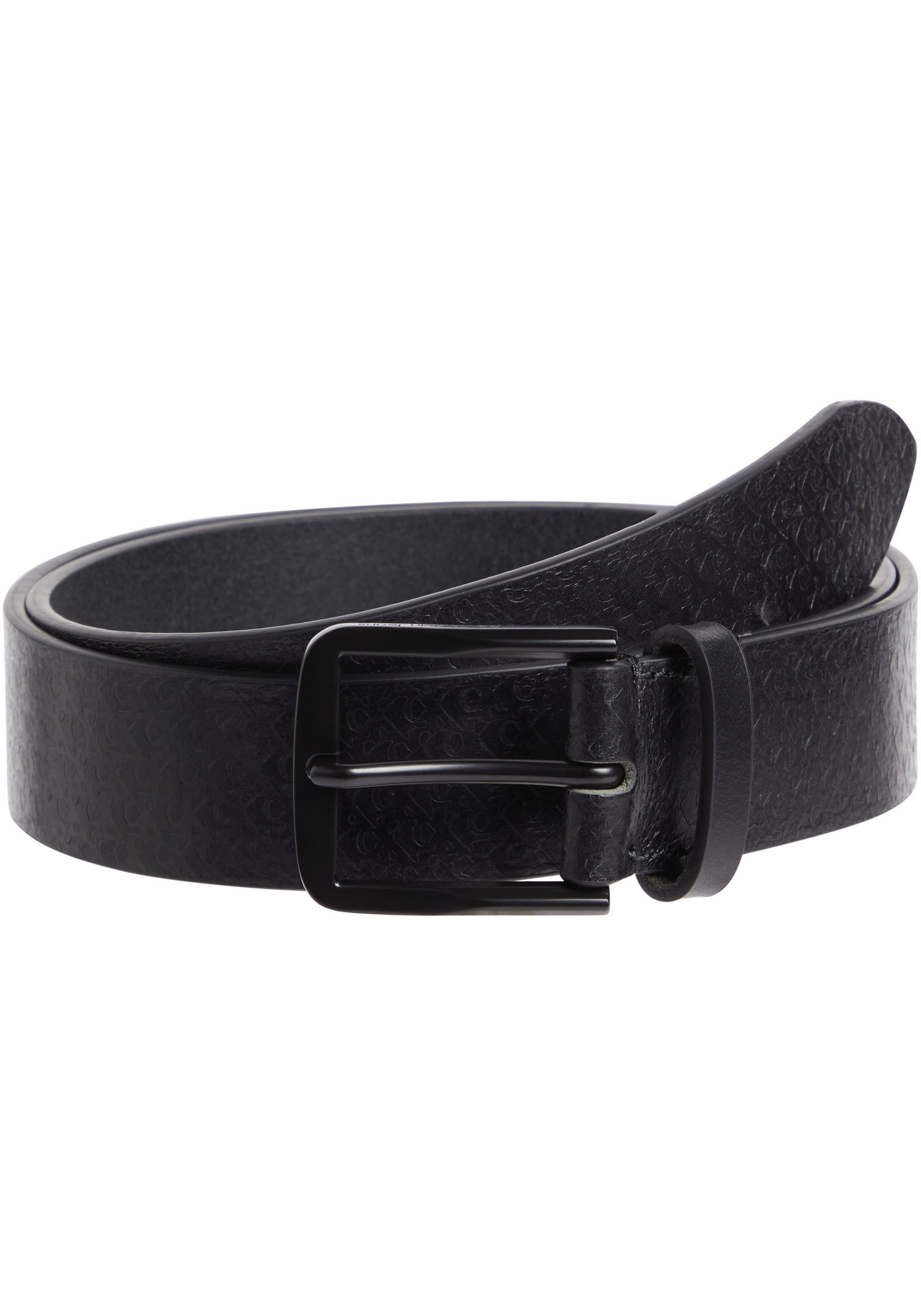 Calvin Klein Jeans Ledergürtel CLASSIC FLAT LTHR BELT 35MM AOP mit Logomono günstig online kaufen
