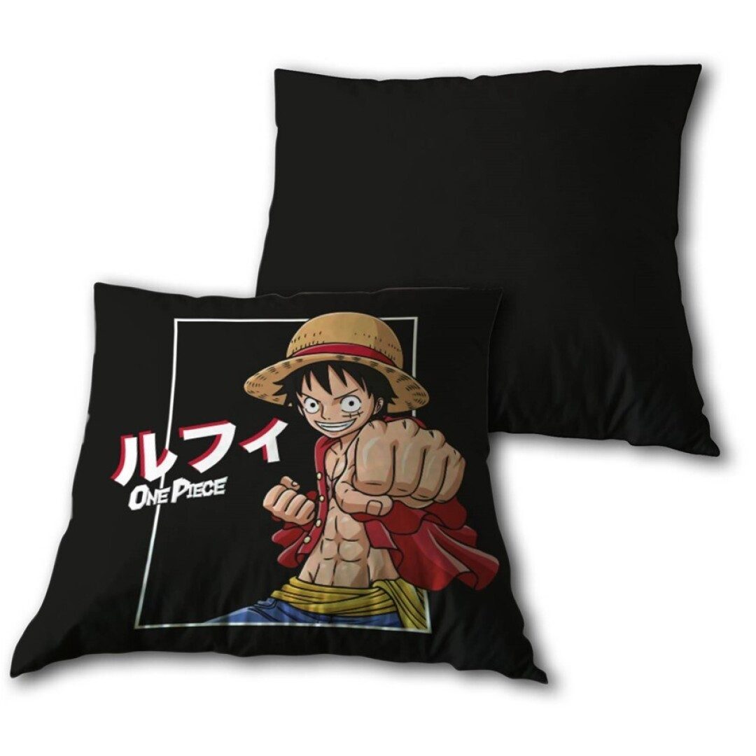 One Piece Dekokissen Anime One Piece Monkey D Ruffy Kissen Dekokissen 35x35 cm