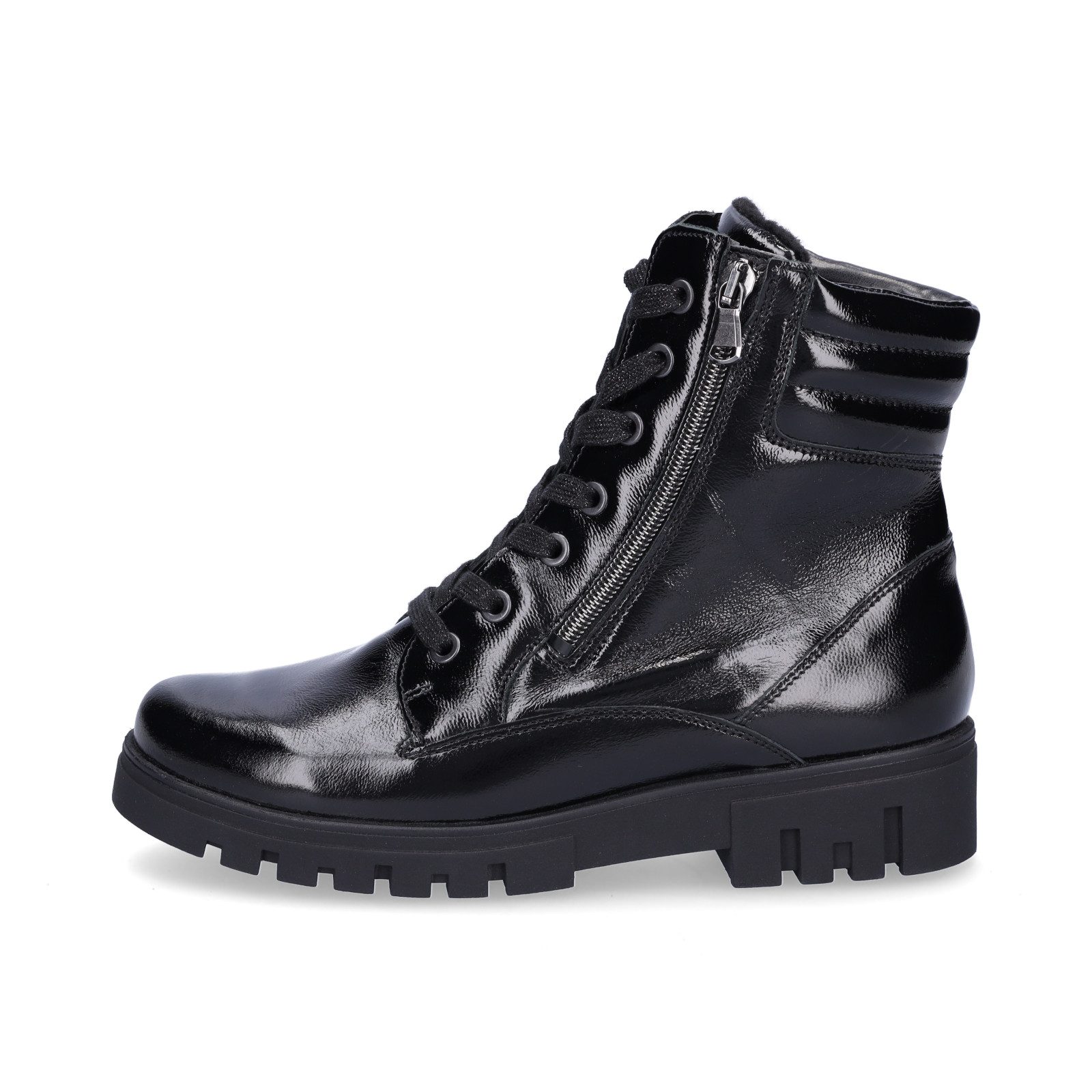 Waldläufer Waldläufer Damen Schnürboot Serena schwarz Lack Schnürboots günstig online kaufen