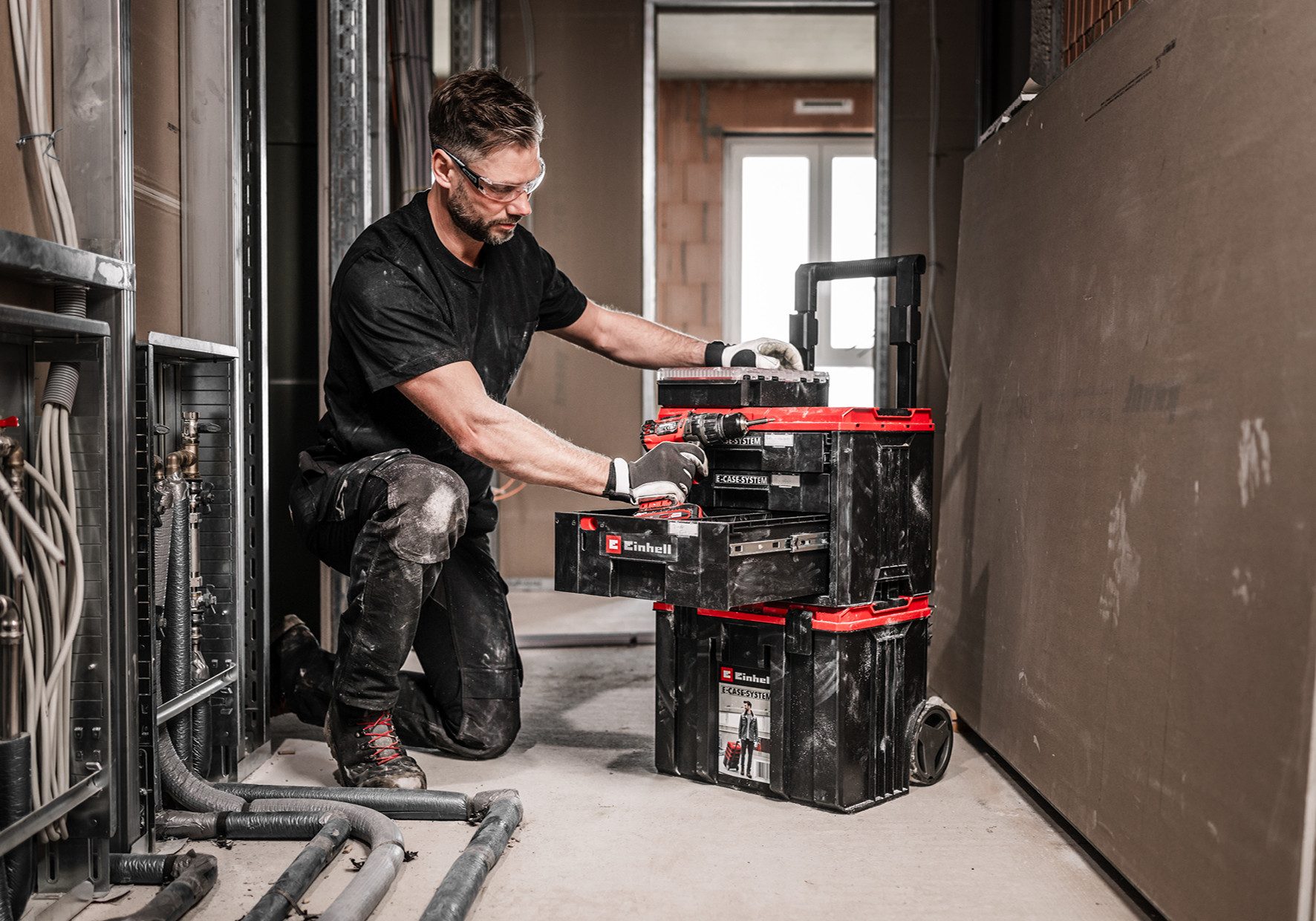 Einhell Werkzeugkoffer E-Case Schubladenkoffer