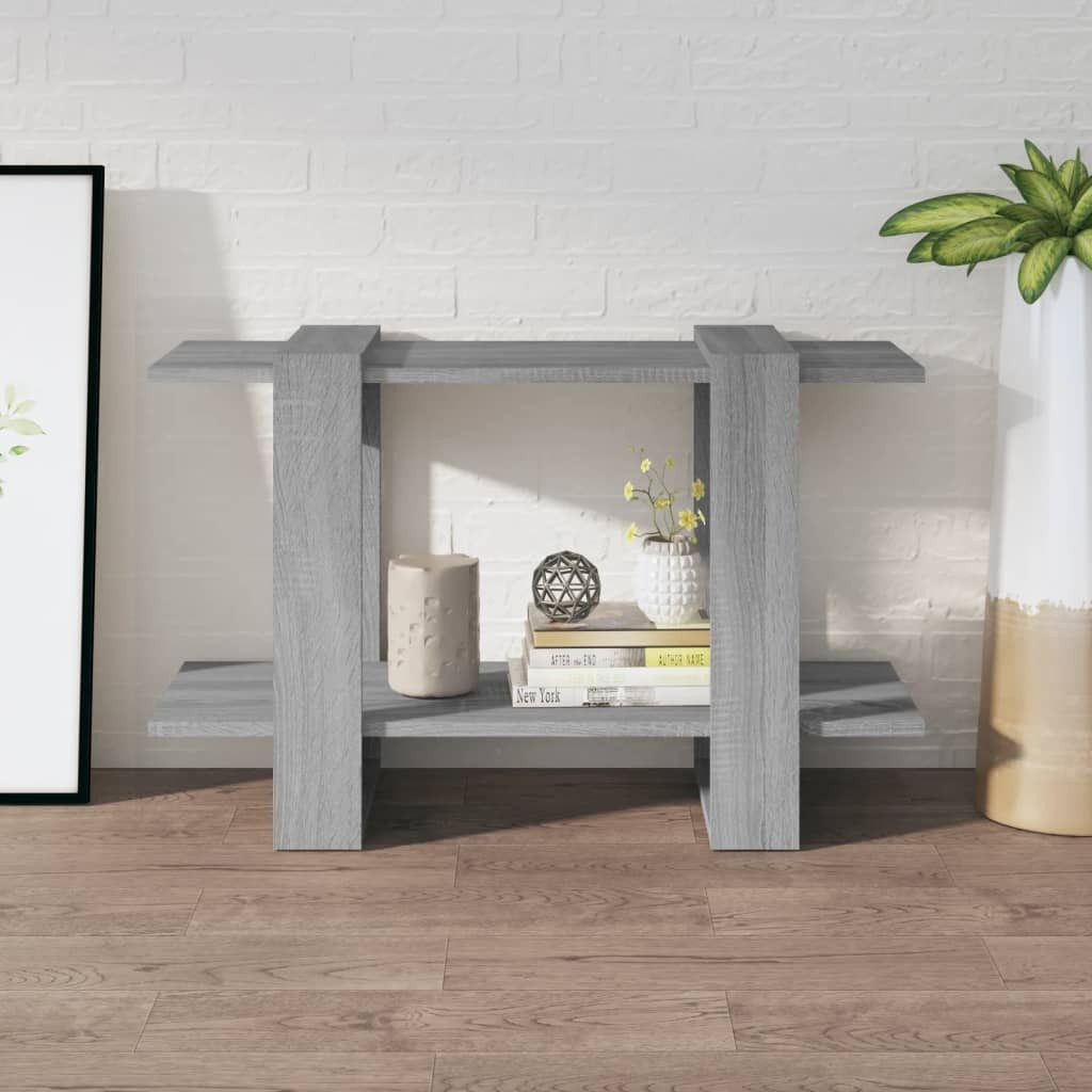 vidaXL Bücherregal Bücherregal/Raumteiler Grau Sonoma 80x30x51 günstig online kaufen