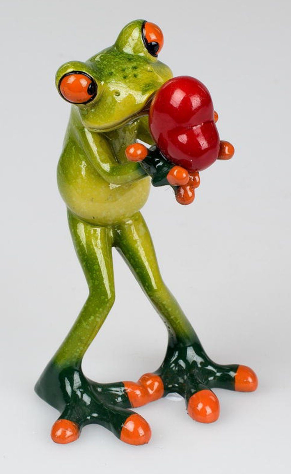 verliebter Frosch Dekofigur Girlanden Herz, formano 14 mit cm