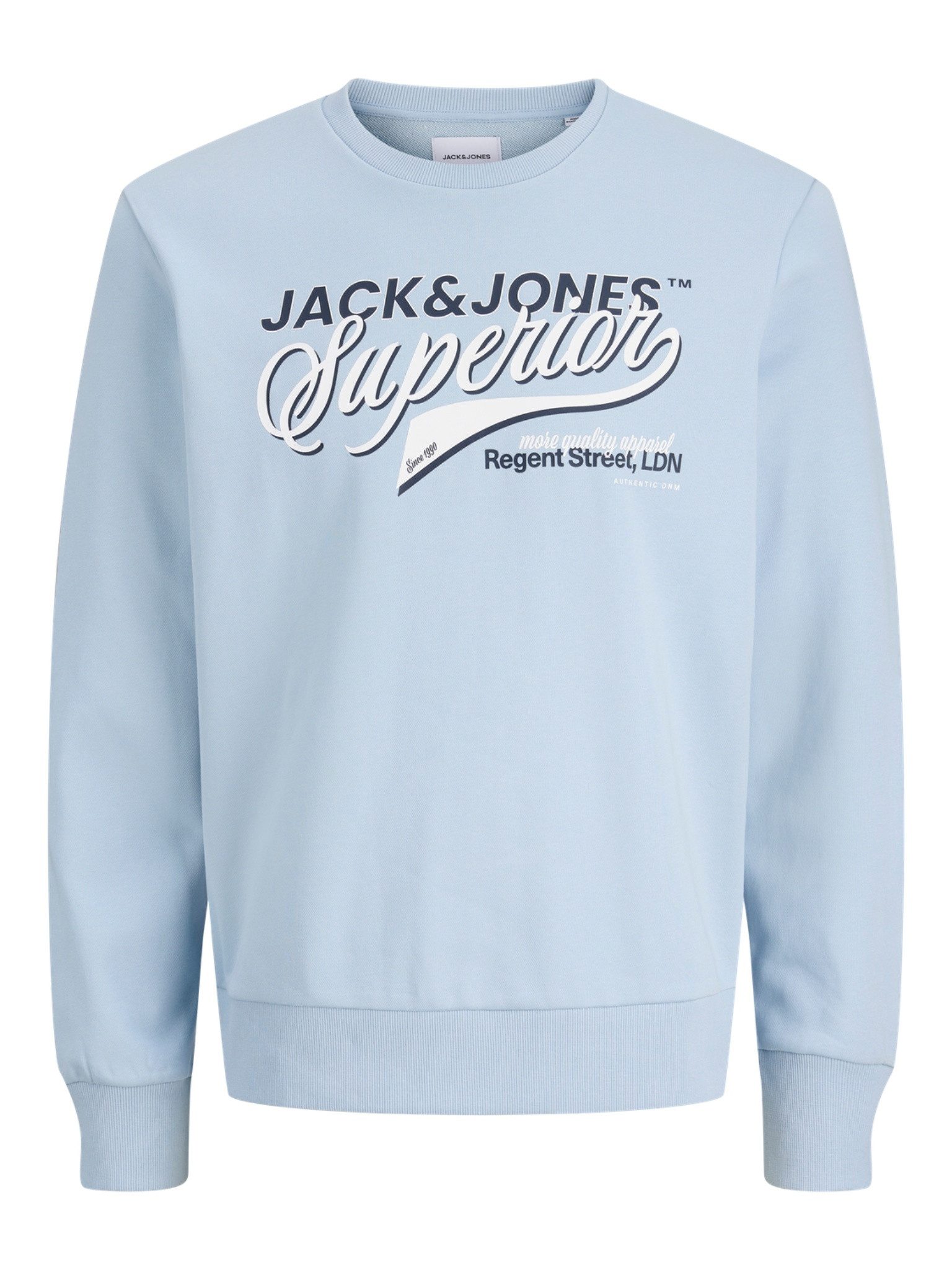 Jack & Jones Junior Sweatshirt JJELOGO SWEAT CREW NECK 2COL SS26 SN MNI