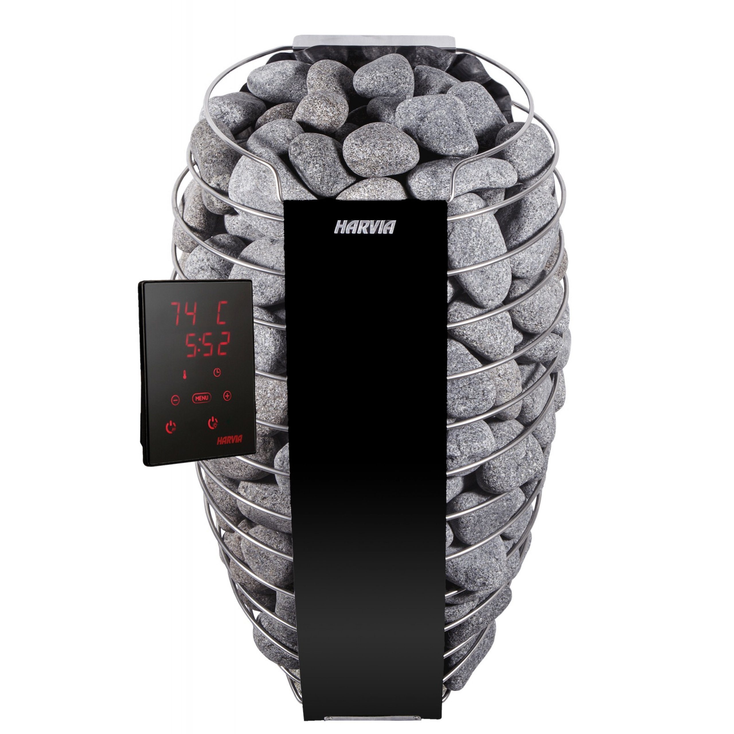 Saunaofen Harvia Spirit SP90XW 9 kW WiFi Black finnischer Saunaofen inklusive