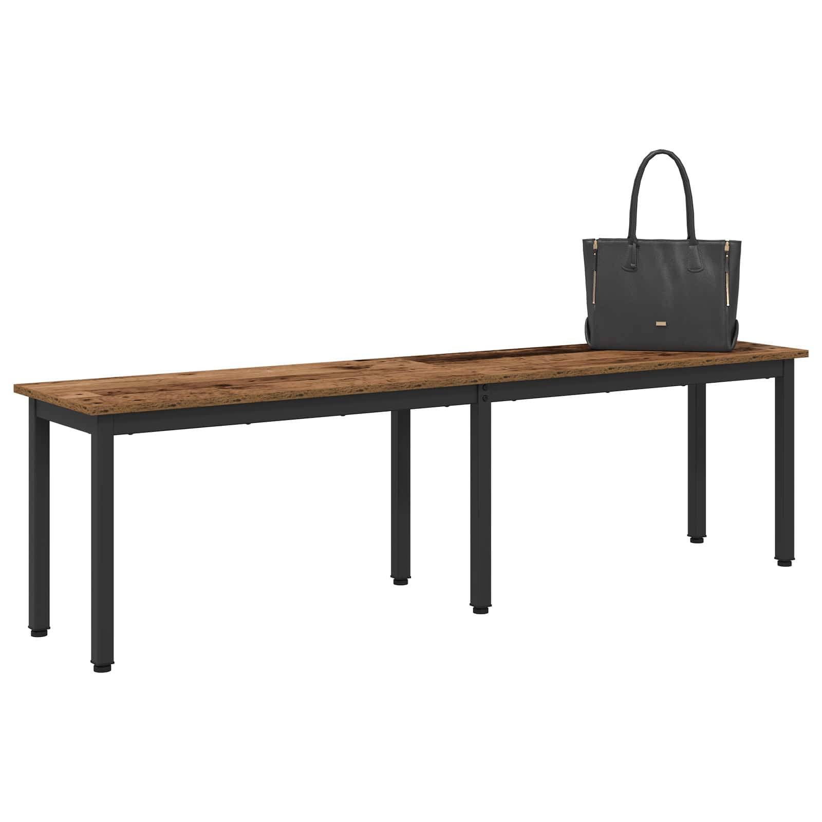 vidaXL Sitzbank Bank Altholz 160 x 35 x 45 cm Holzwerkstoff (1-St)