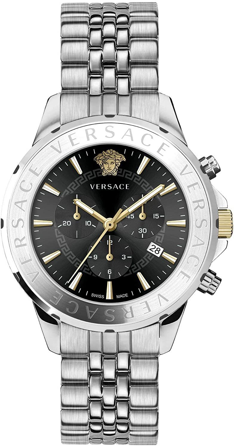 Chrono Schweizer Uhr Versace Signature