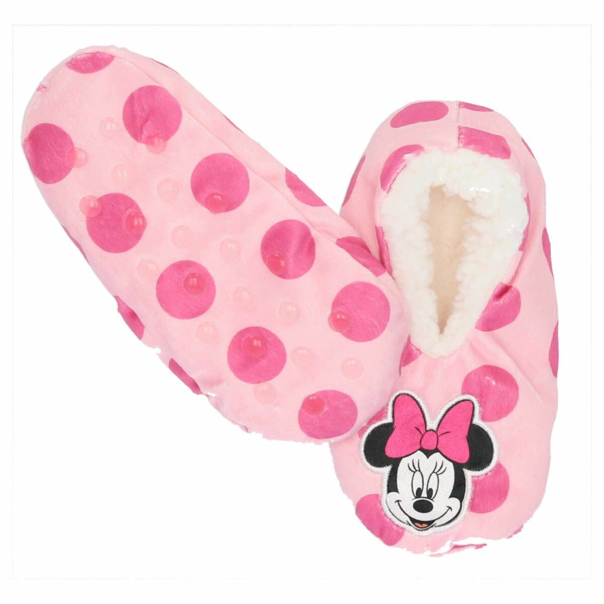 Disney Minnie Mouse Minnie Maus Kinder-Hausschuhe Bequeme Pantoffeln für Zuhause Hausschuh