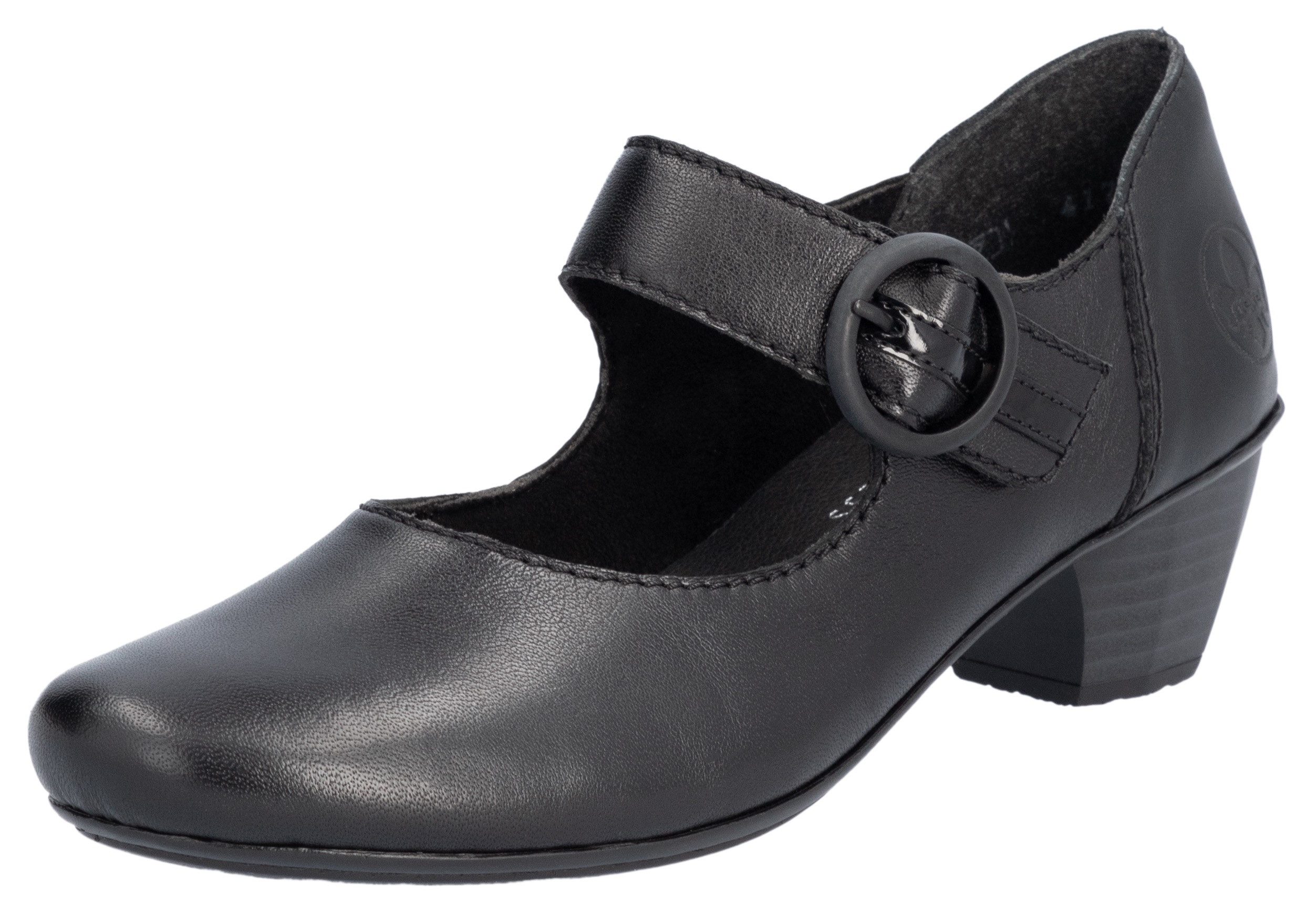 Rieker Spangenpumps, Festtagsschuh, Pumps, Trichterabsatz, mit Klettriemche günstig online kaufen