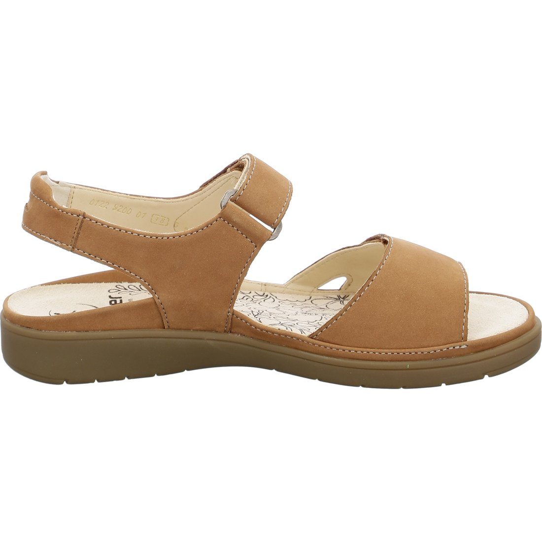 048800 - Ganter Gina Ganter Nubuk braun Sandalette Damen Sandalette Schuhe,