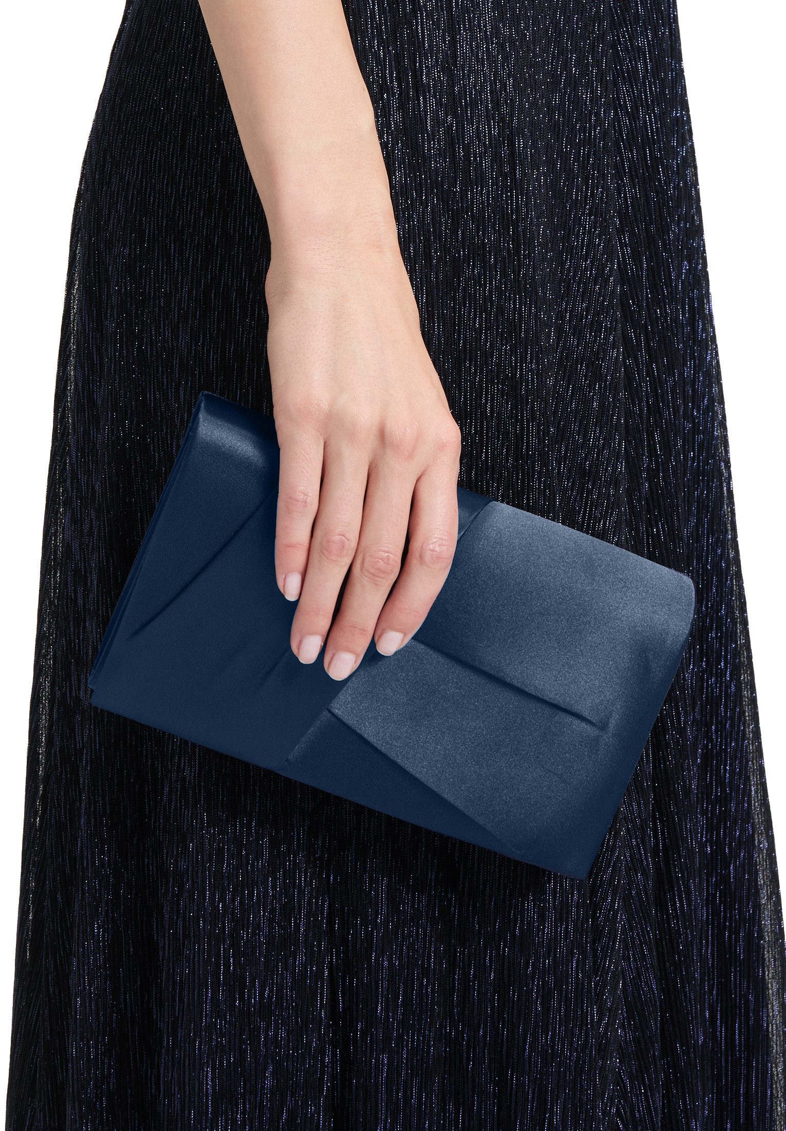 Vera Mont Abendtasche Vera Mont Clutch-Tasche unifarben, Falten