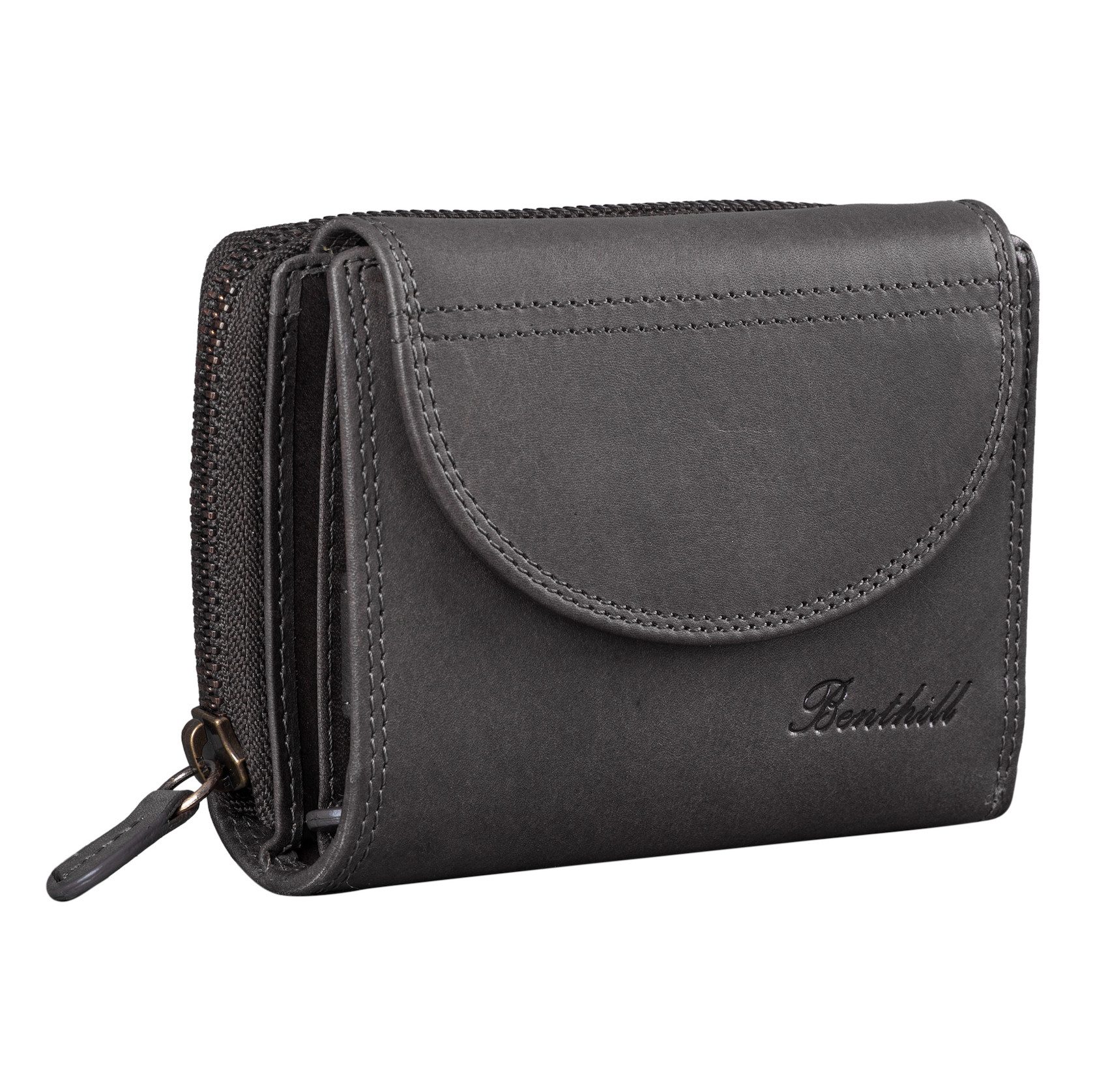 Benthill Geldbörse Damen Echtleder Kompakte Lederbörse Frauen Geldbeutel vi günstig online kaufen