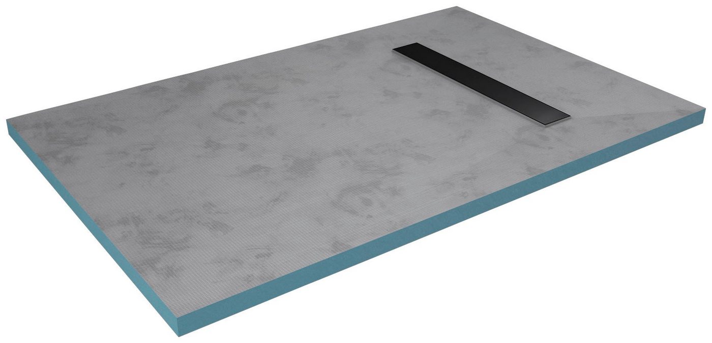 Thumbnail - Marwell Duschwanne, rechteckig, Extrudiertes Polystyrol (XPS), individuell zuschneidbares und befliesbares Duschelement