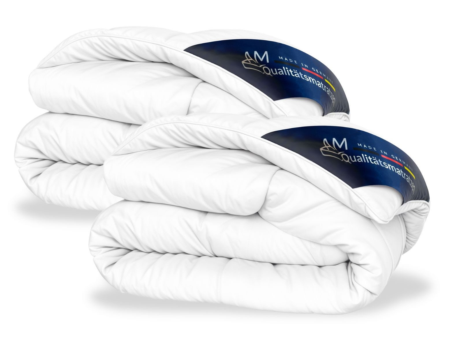 DormiGood Microfaserbettdecke 2er Set Weiche Premium Bettdecke, Ganzjahresdecke, Allergiker geeignet, 135x200 cm