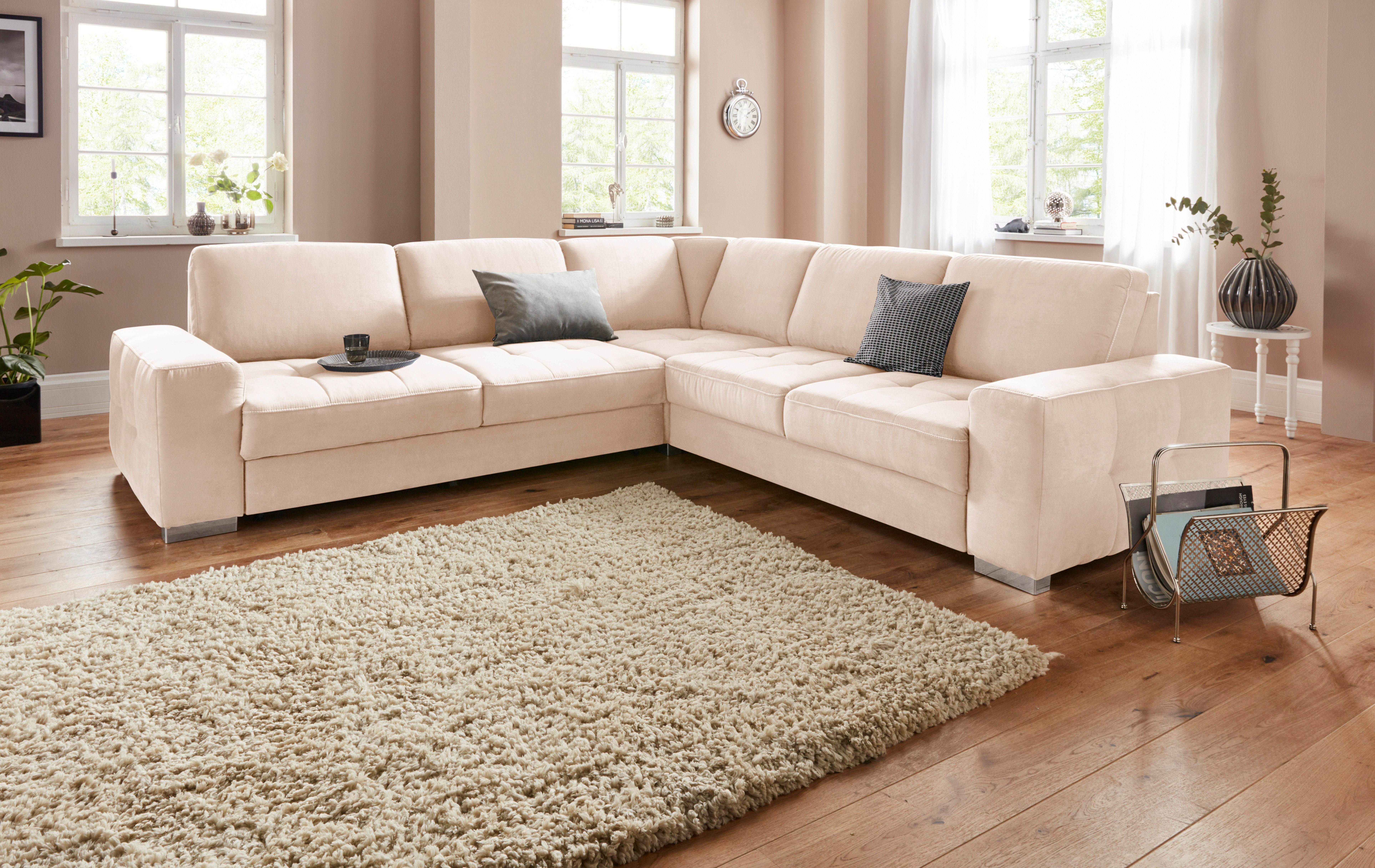 sit&more Ecksofa Santorini L-Form, mit Federkern günstig online kaufen