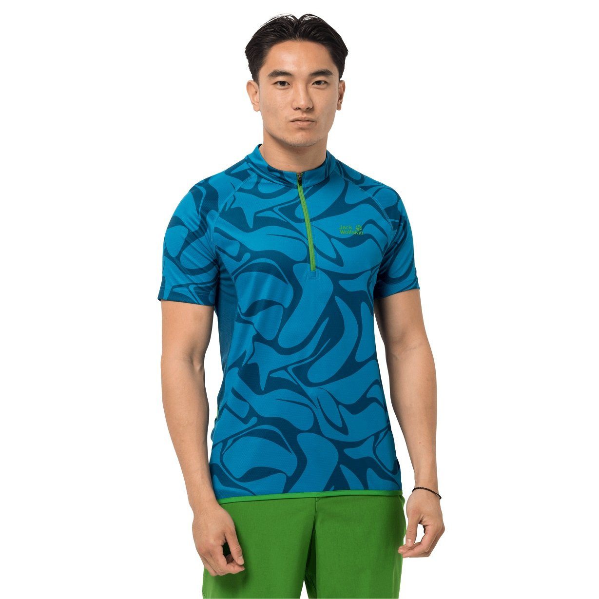 Jack Wolfskin T-Shirt Fahrrad-Funktionsshirt Gradient T blau Herren