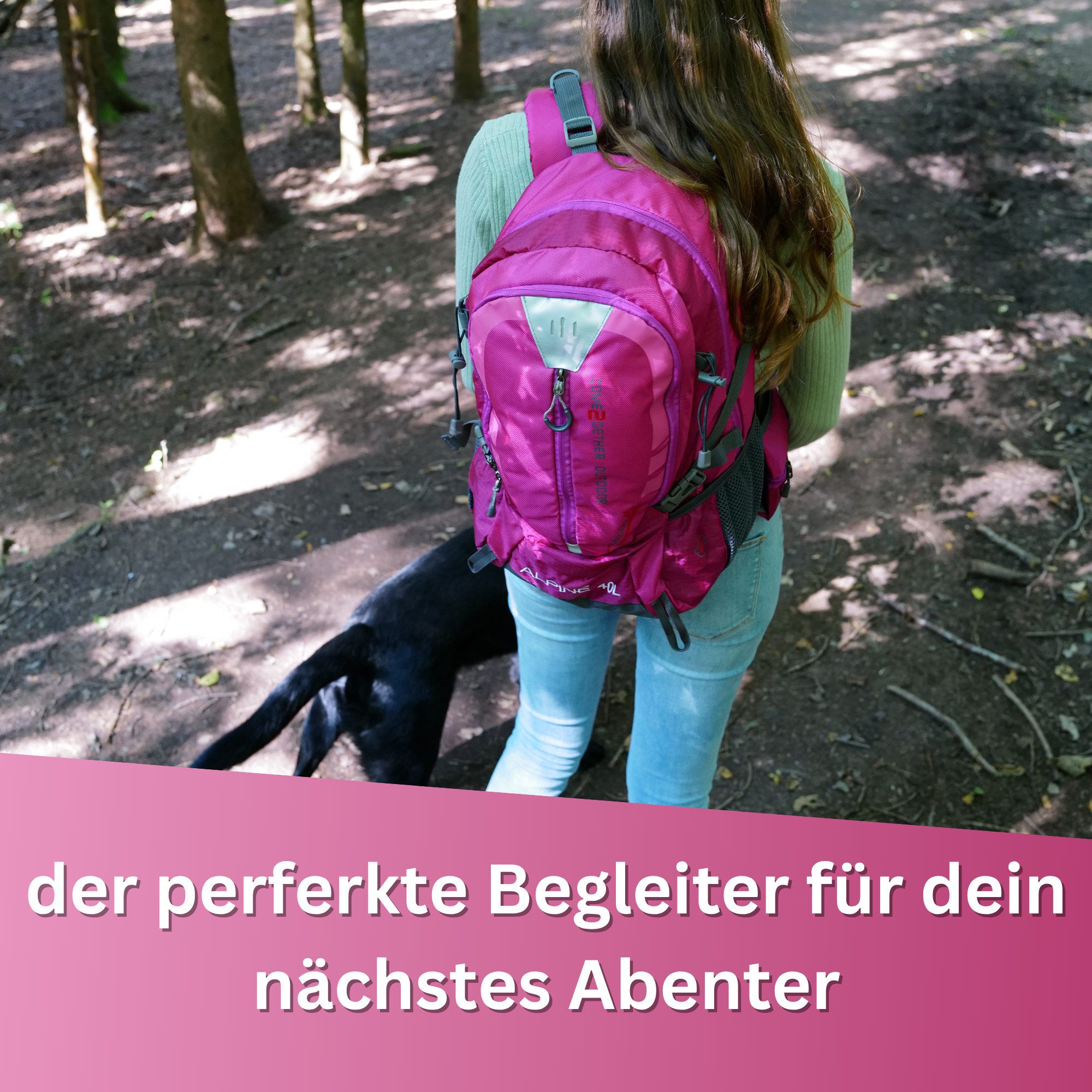 NOWI Wanderrucksack Outdoor-Rucksack 40 L – Wanderrucksack mit Regenhülle – Bild 2 von 5