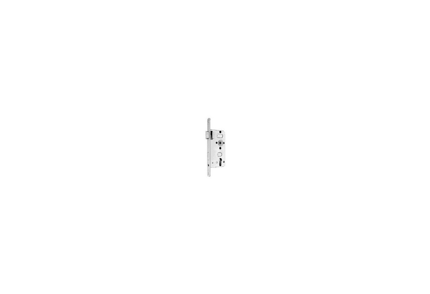 BKS Einsteckschloss ZT-Einsteckschl.PZW 20/ 55/72/8mm DIN L silber rd Kl 2 Zinkdruckgruss
