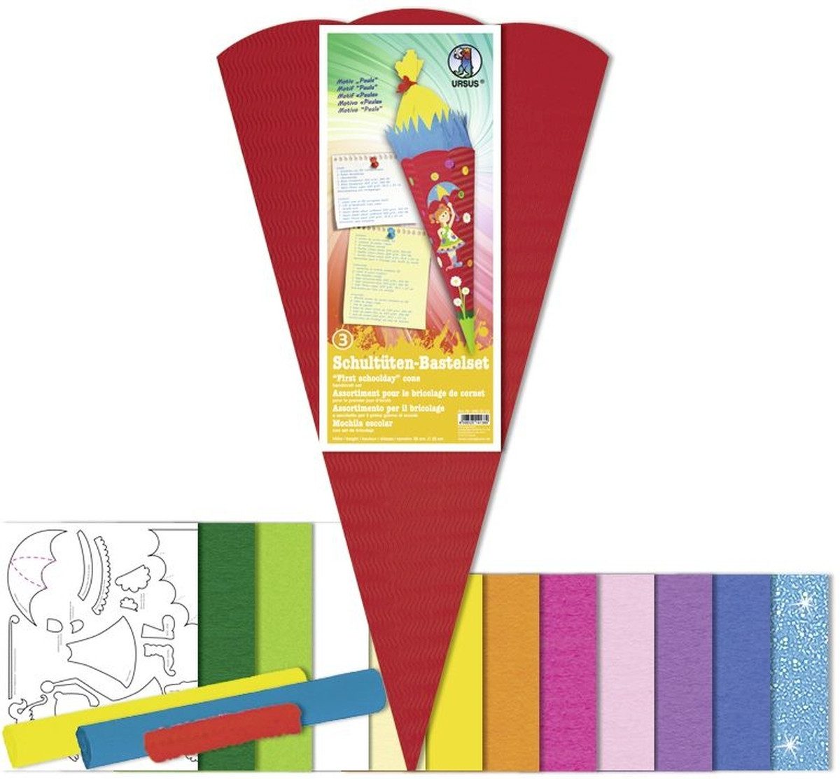 Ursus - Ludwig Bähr Schultüte Schultüten-Bastelset 68cm Paula