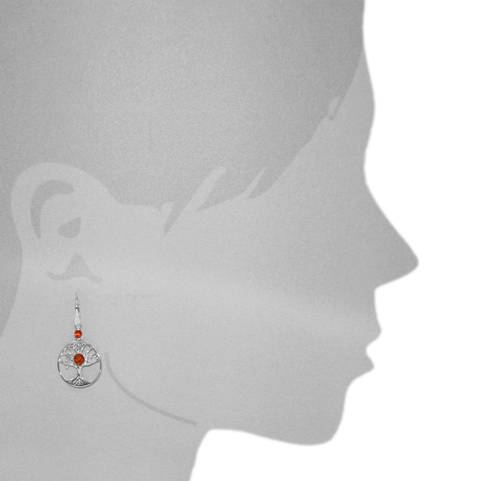 OSTSEE-SCHMUCK Paar Ohrhänger Ostsee-Schmuck Ohrhänger Lebensbaum Ohrhänger günstig online kaufen