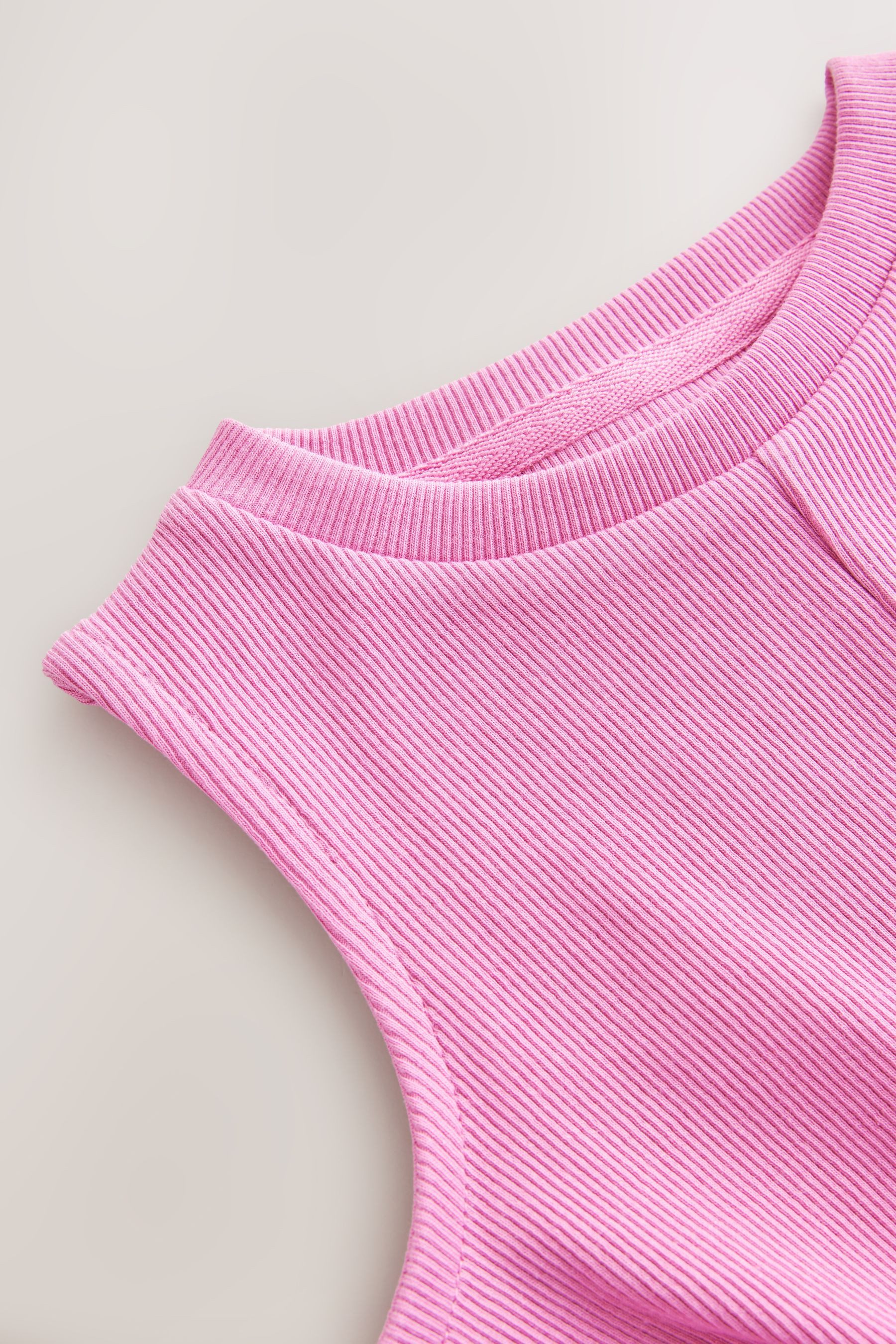 Next Trägertop Geripptes Trägertop in Wickeloptik (1-tlg)