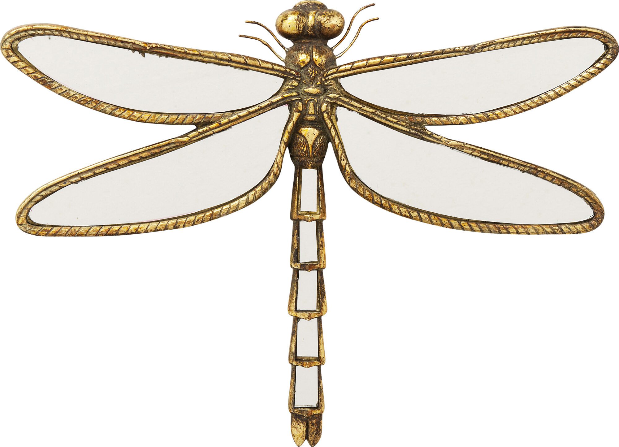 Wanddekoobjekt Wandobjekt Dragonfly Mirror 27x35cm