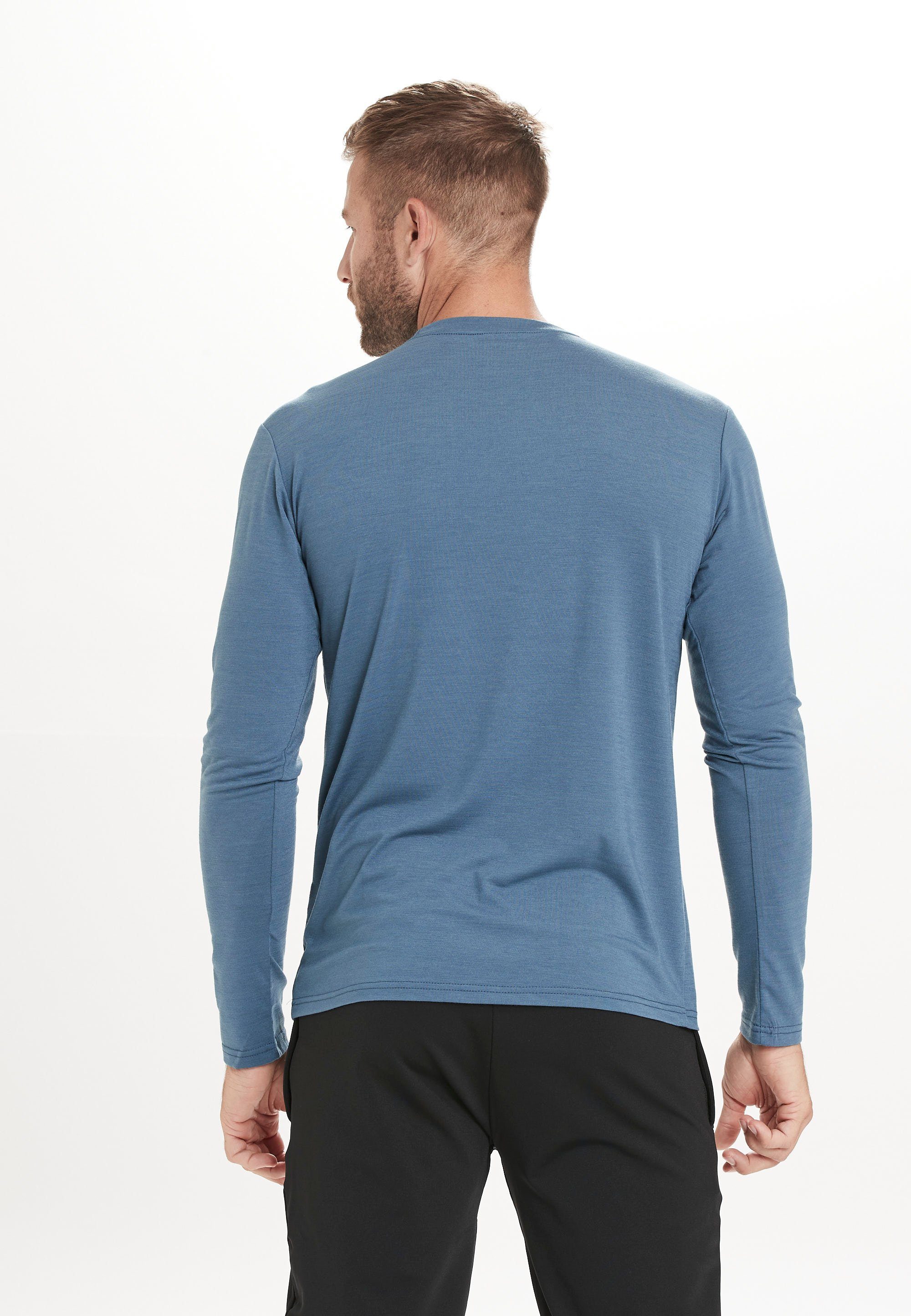 Quick Dry-Technologie mit Virtus JOKERS hellblau-meliert L/S M (1-tlg) innovativer Langarmshirt