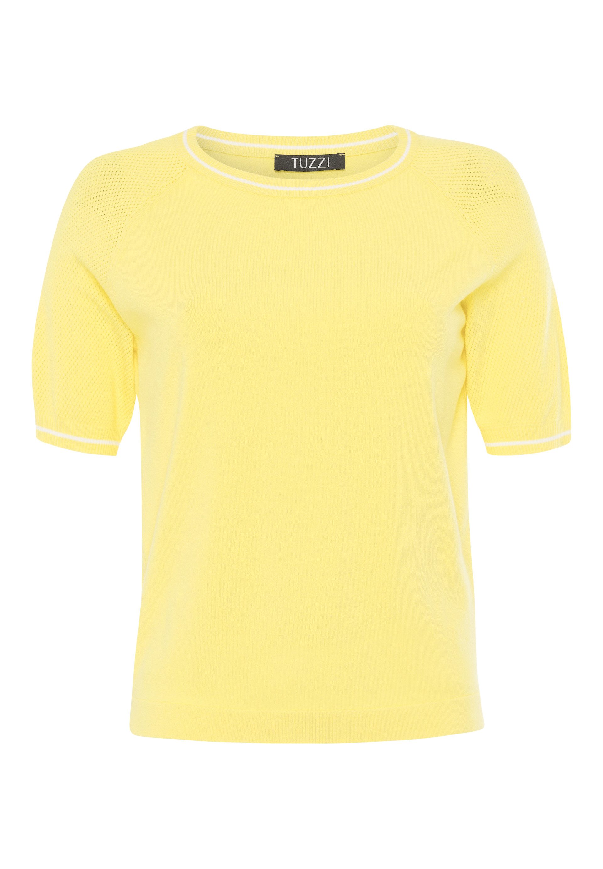 TUZZI Strickpullover mit Netzärmeln günstig online kaufen