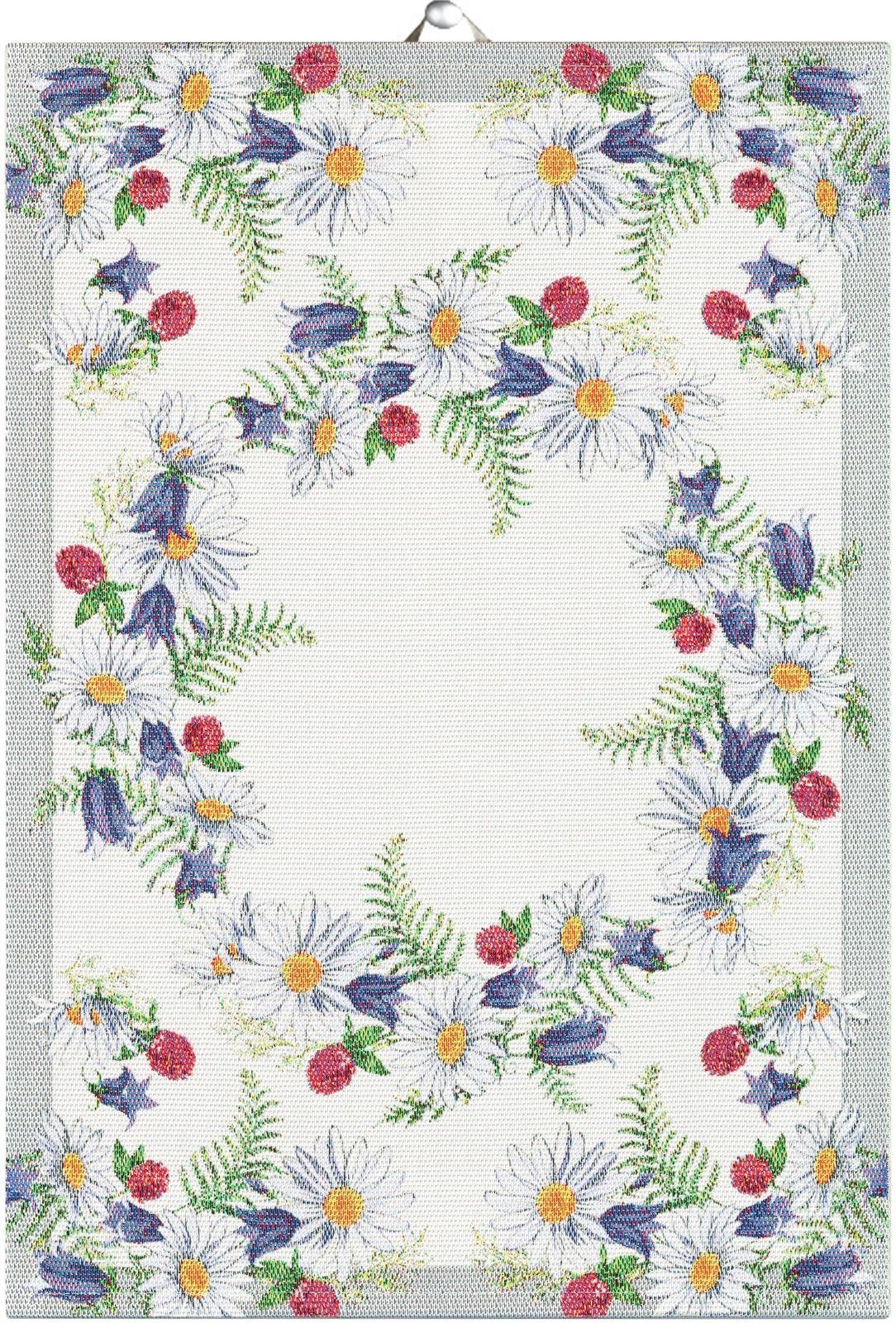 Blomkrans (6-farbig) Geschirrtuch Ekelund gewebt (1-tlg., cm, Küchenhandtuch x Geschirrtuch), 1 Pixel 35x50