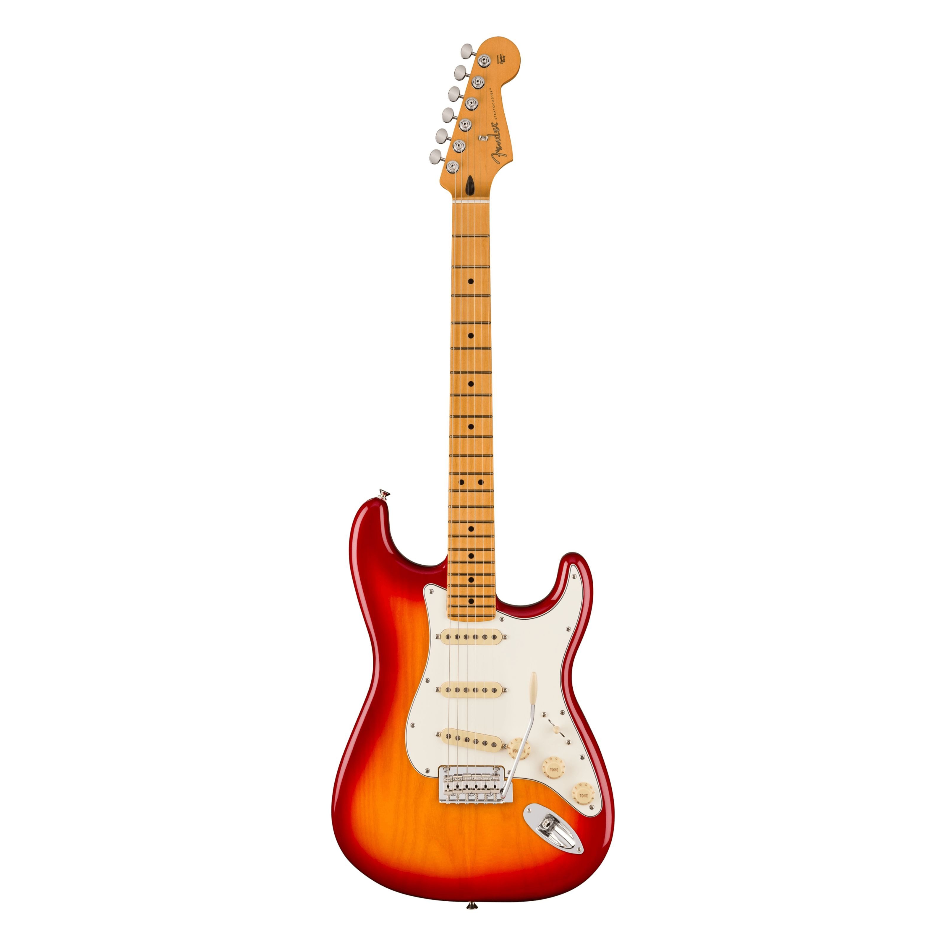 Fender E-Gitarre, E-Gitarren, ST-Modelle, Player II Stratocaster MN Aged Cherry Burst - E-Gitarre