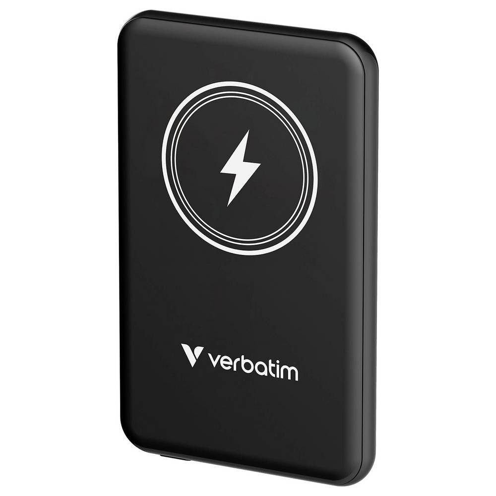 Verbatim Charge 'n' Go Magnetic Wireless Powerbank 5000 mAh Fast Charge, Quick Powerbank