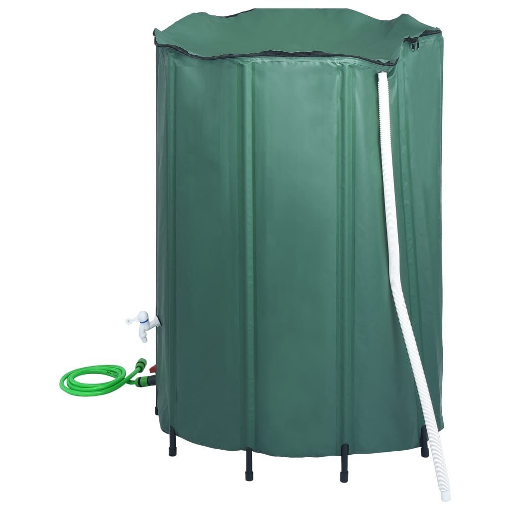 vidaXL Bewässerungssystem Regenwassertank Faltbar mit Hahn 1350 L, (1-tlg) – Bild 4 von 5