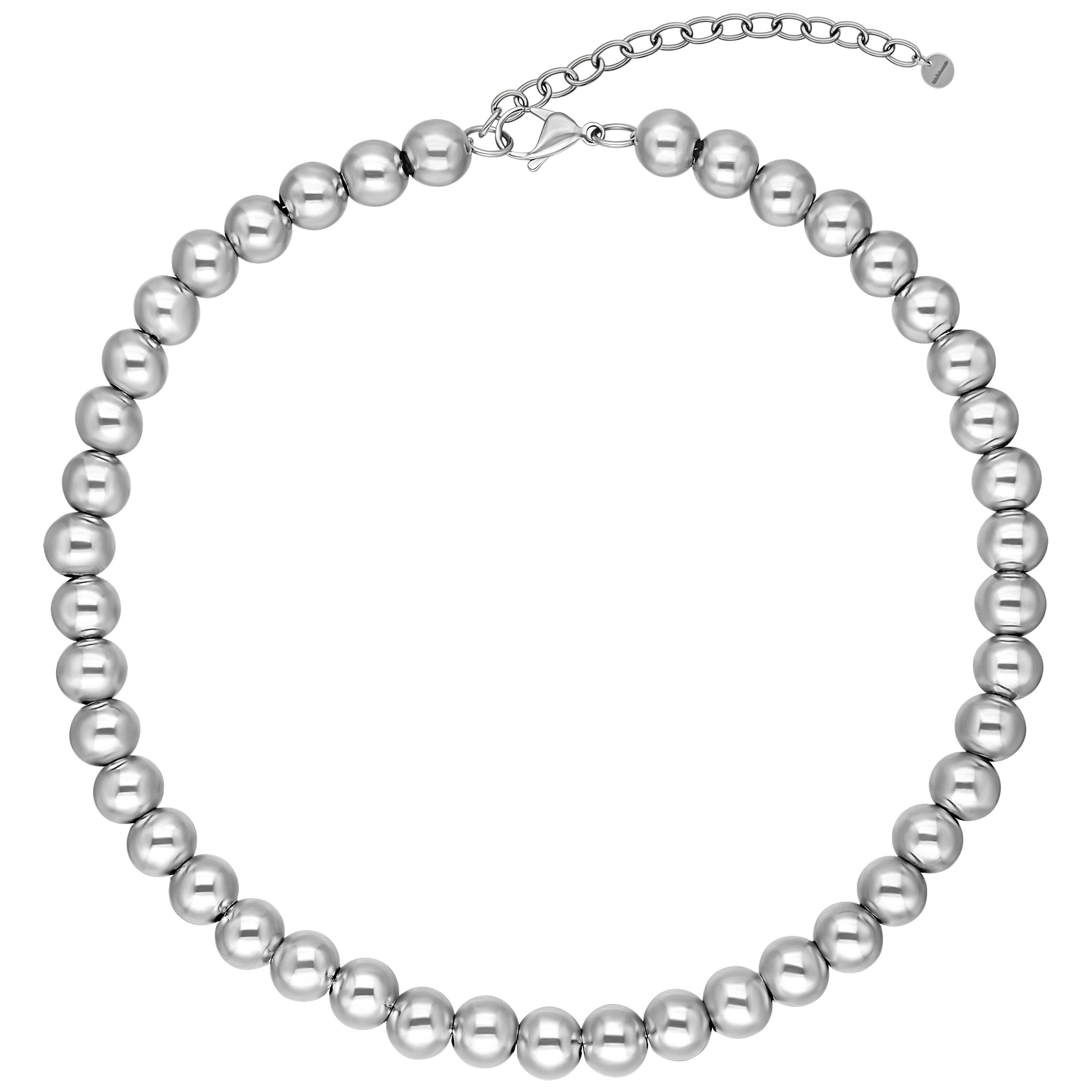 Wildcat Kette mit Anhänger Bubble Kette - Silber, Chirurgenstahl 316L - wasserfest, langlebig, hautverträglich