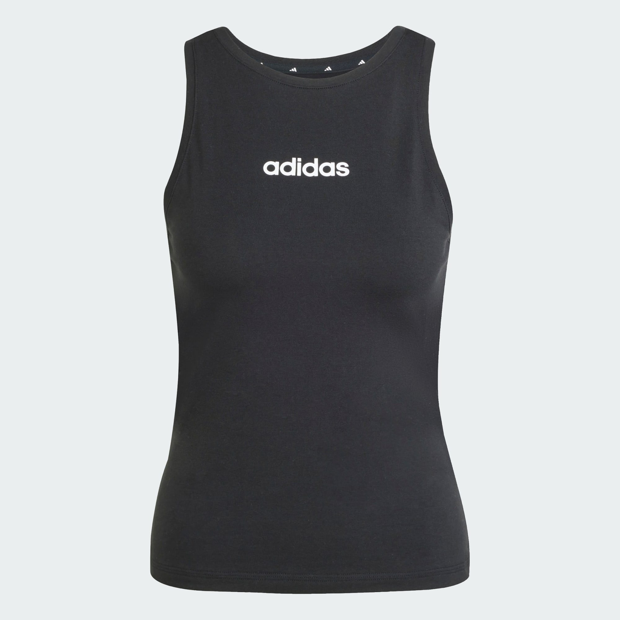 adidas Sportswear Tanktop ESSENTIALS LINEAR SLIM COTTON TANKTOP (1-tlg) – Bild 3 von 5