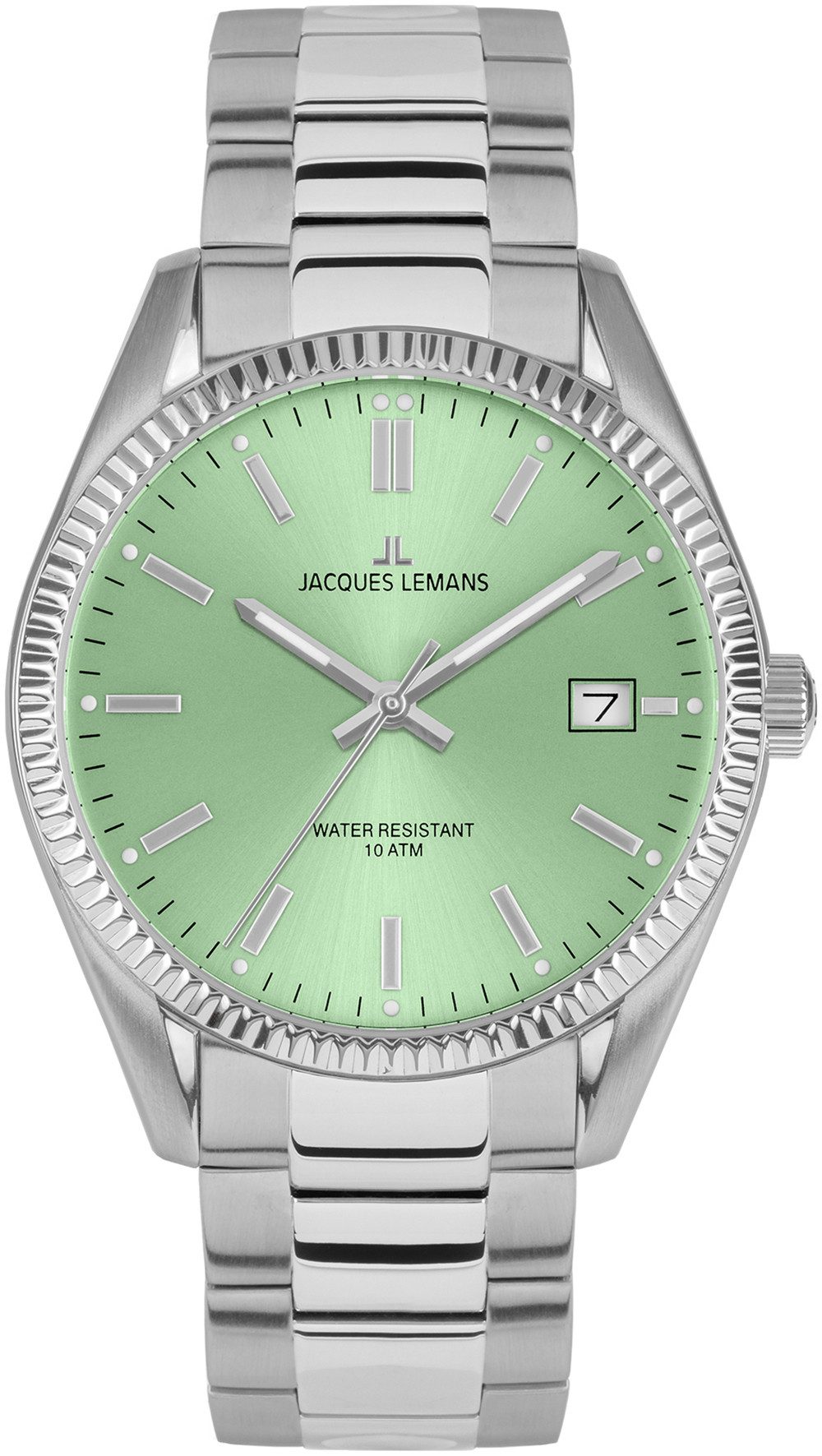 Jacques Lemans Quarzuhr Derby 50-4F, Armbanduhr, Damenuhr, Datum, Leuchtzei günstig online kaufen