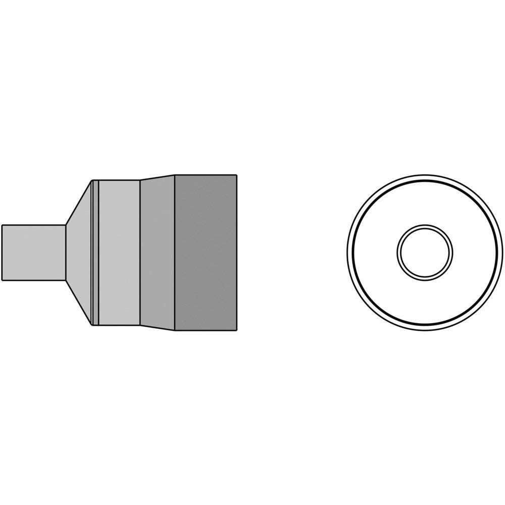 Lötfitting Weller T0058768744 Heißluftdüse Heißluftdüsen Spitzen-Größe 7 mm Inha