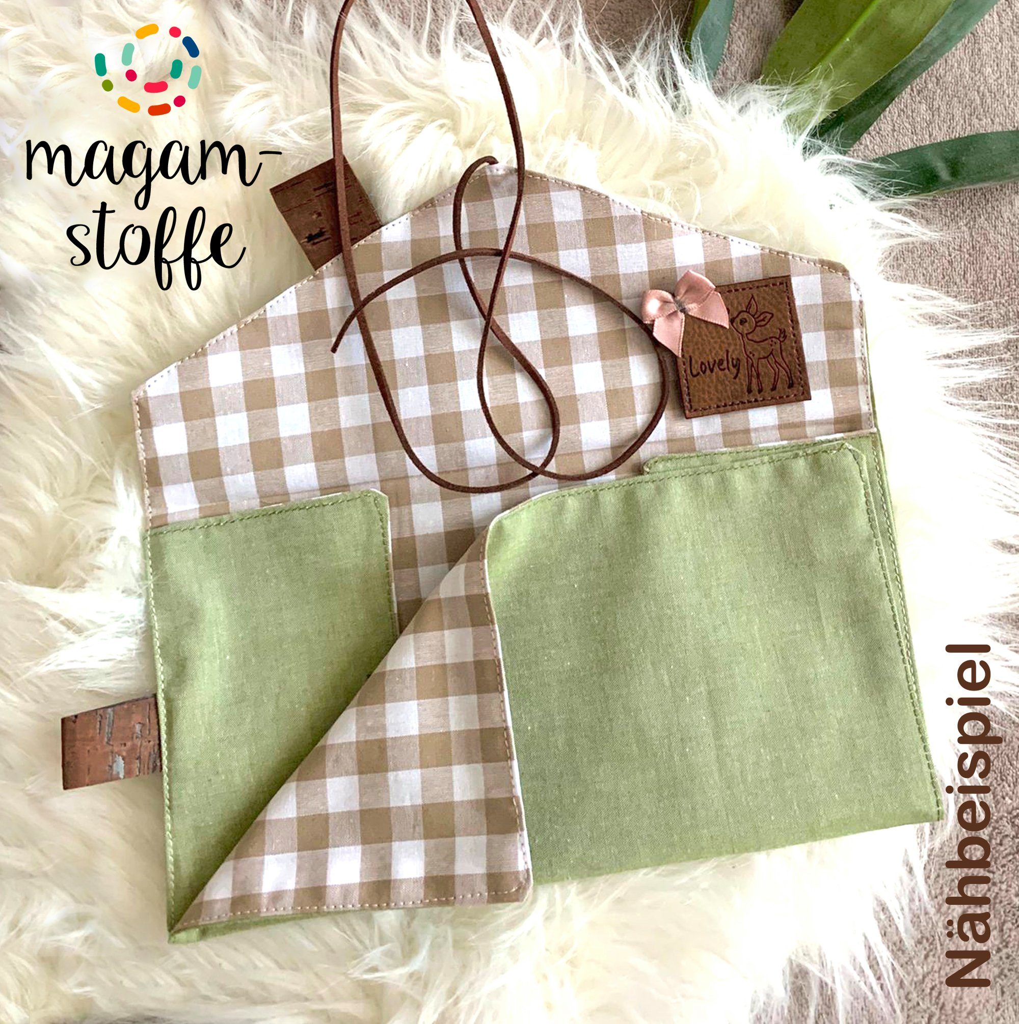 MAGAM-Stoffe Stoff "Mona", Vichy Karo klein Baumwollstoff aus Niederlande ÖKO-TEX Meterware 50cm