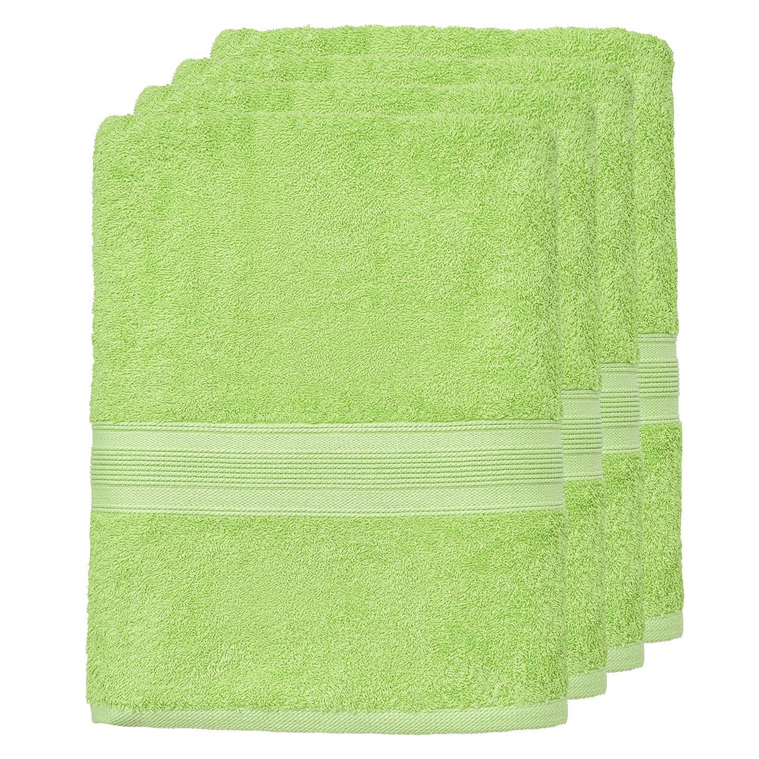 leevitex® Handtuch Frottee 4er Set, 50 günstig online kaufen